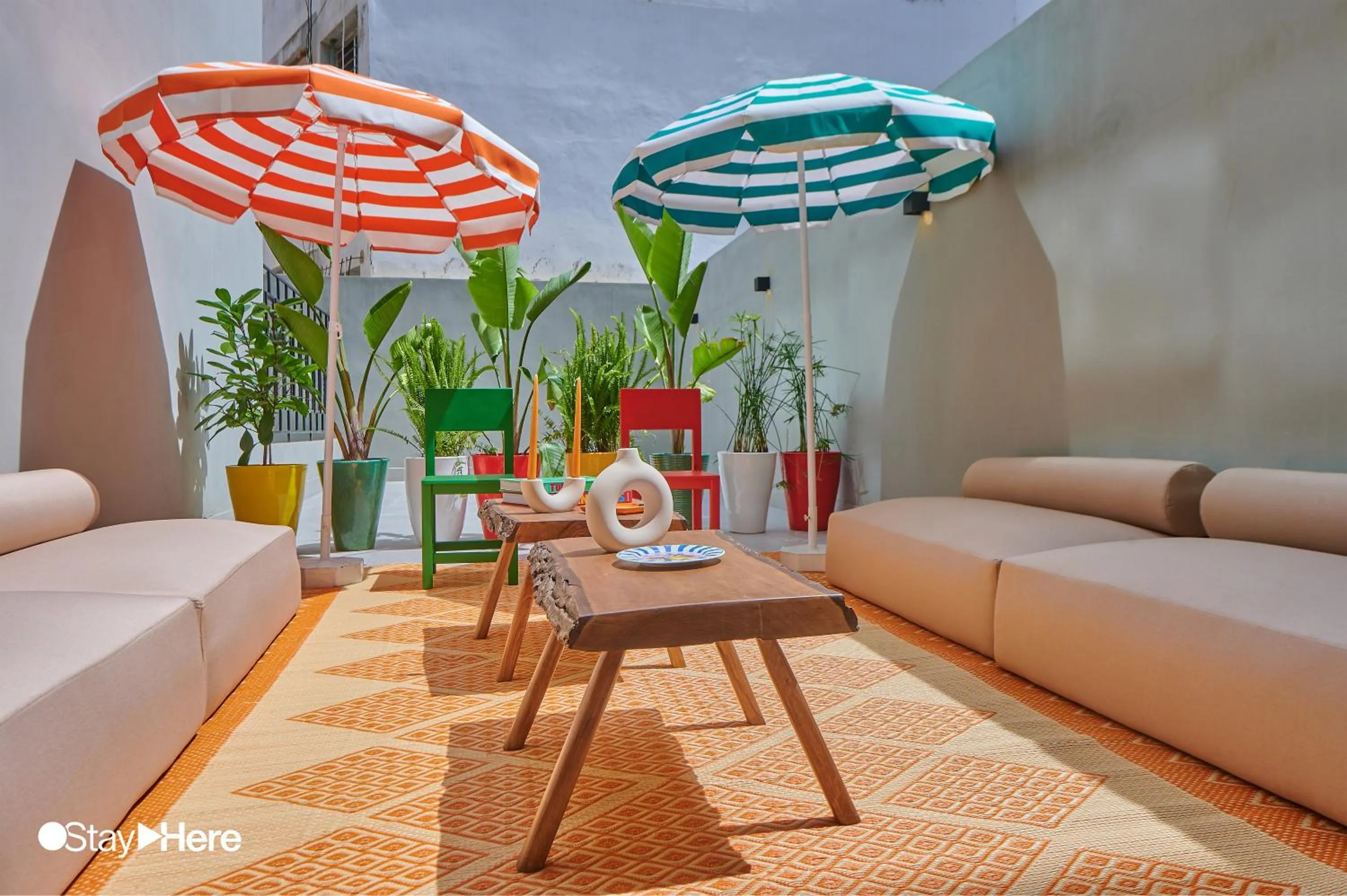 Balcony/Terrace in Stayhere Casablanca - CFC - Vibrant Residence