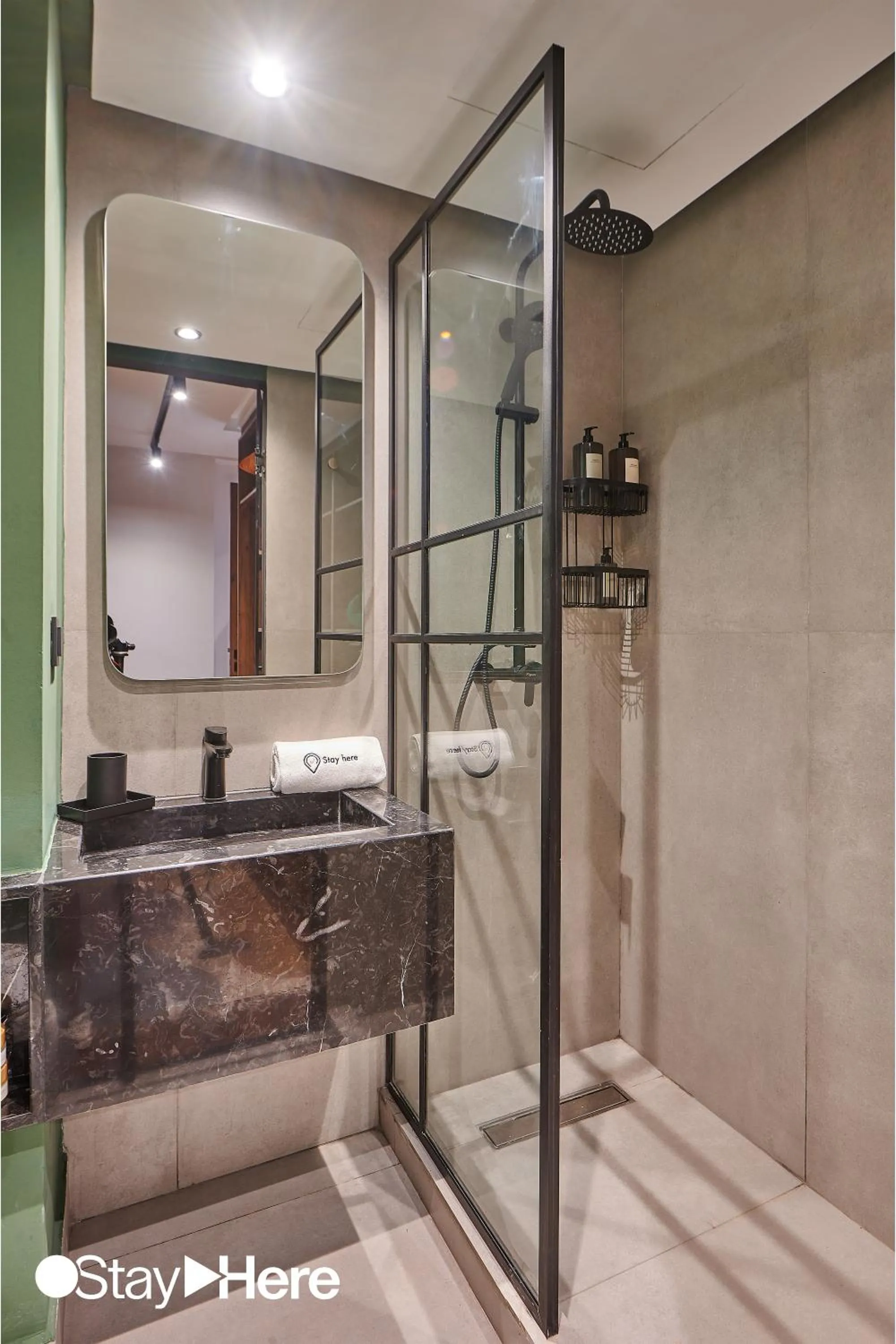 Bathroom in Stayhere Casablanca - CFC - Vibrant Residence