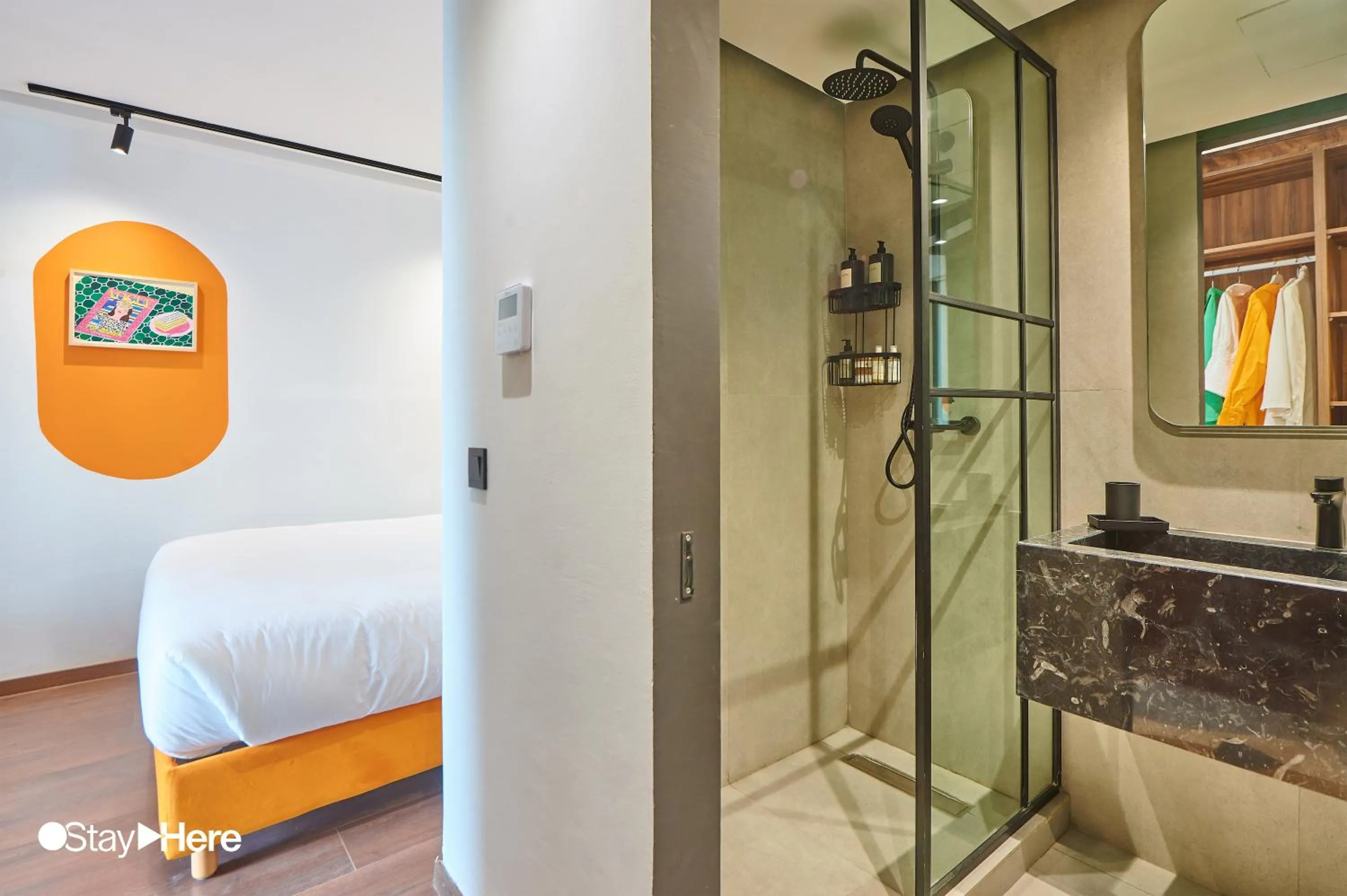 Bathroom in Stayhere Casablanca - CFC - Vibrant Residence