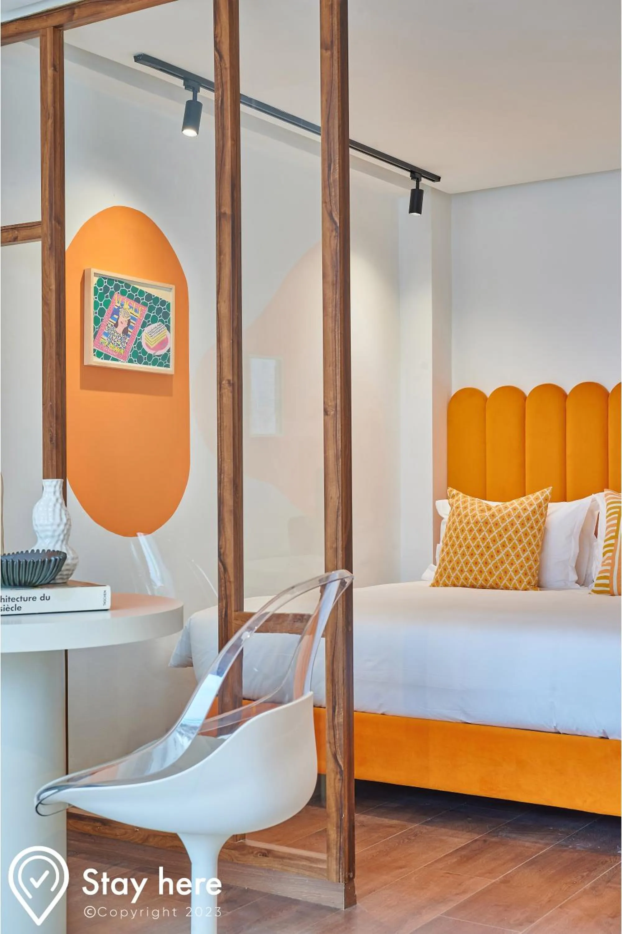 Bed in Stayhere Casablanca - CFC - Vibrant Residence