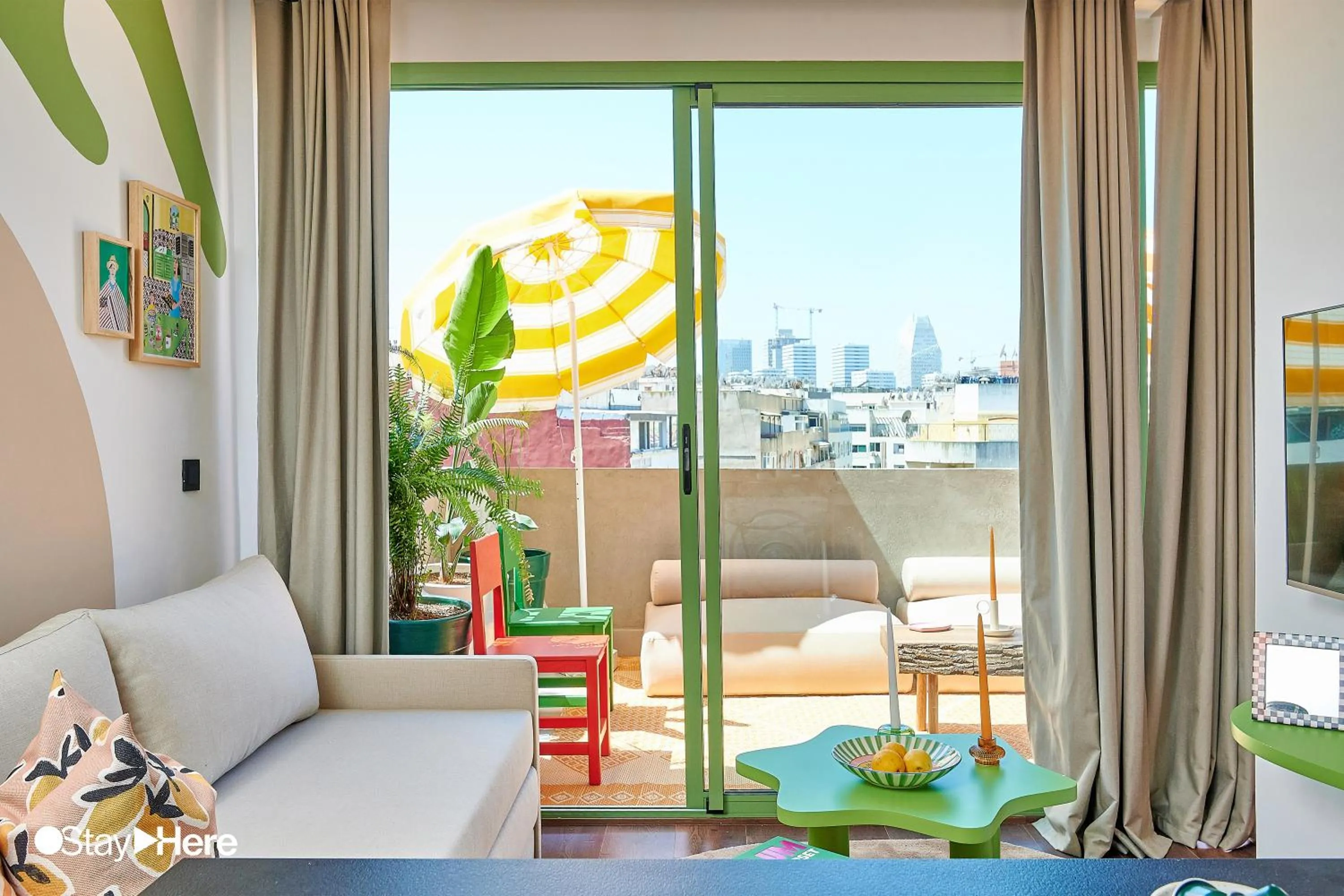 Balcony/Terrace in Stayhere Casablanca - CFC - Vibrant Residence