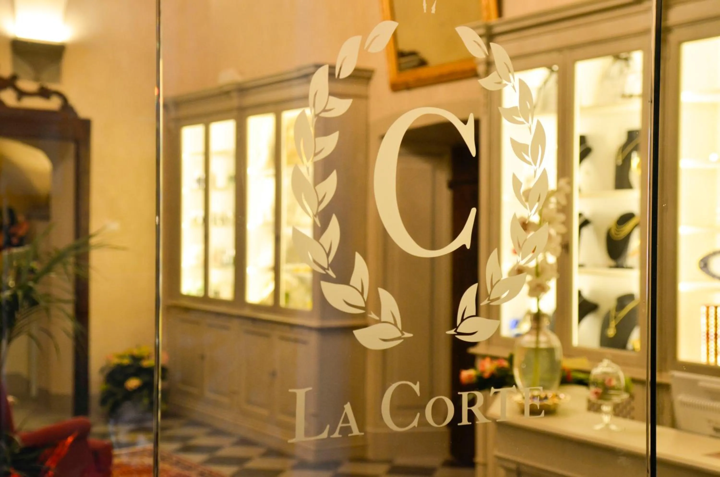 Lobby or reception in La Corte Di Ambra