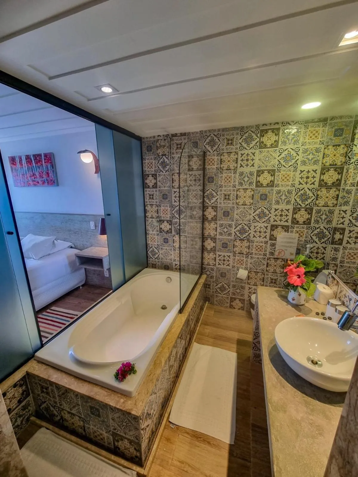 Bathroom in Vila Bela-Emília