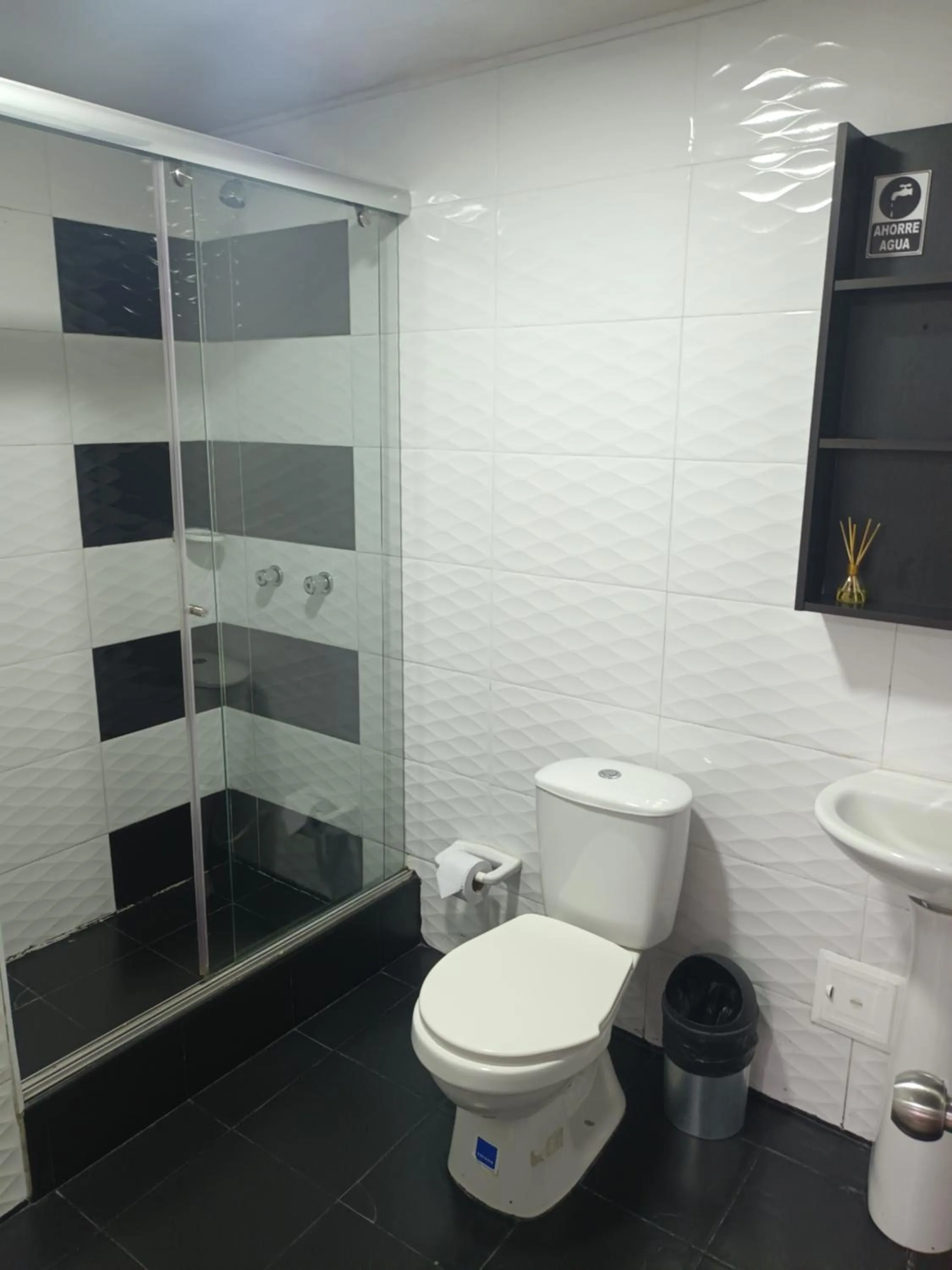 Bathroom in Hotel Santiago Plaza