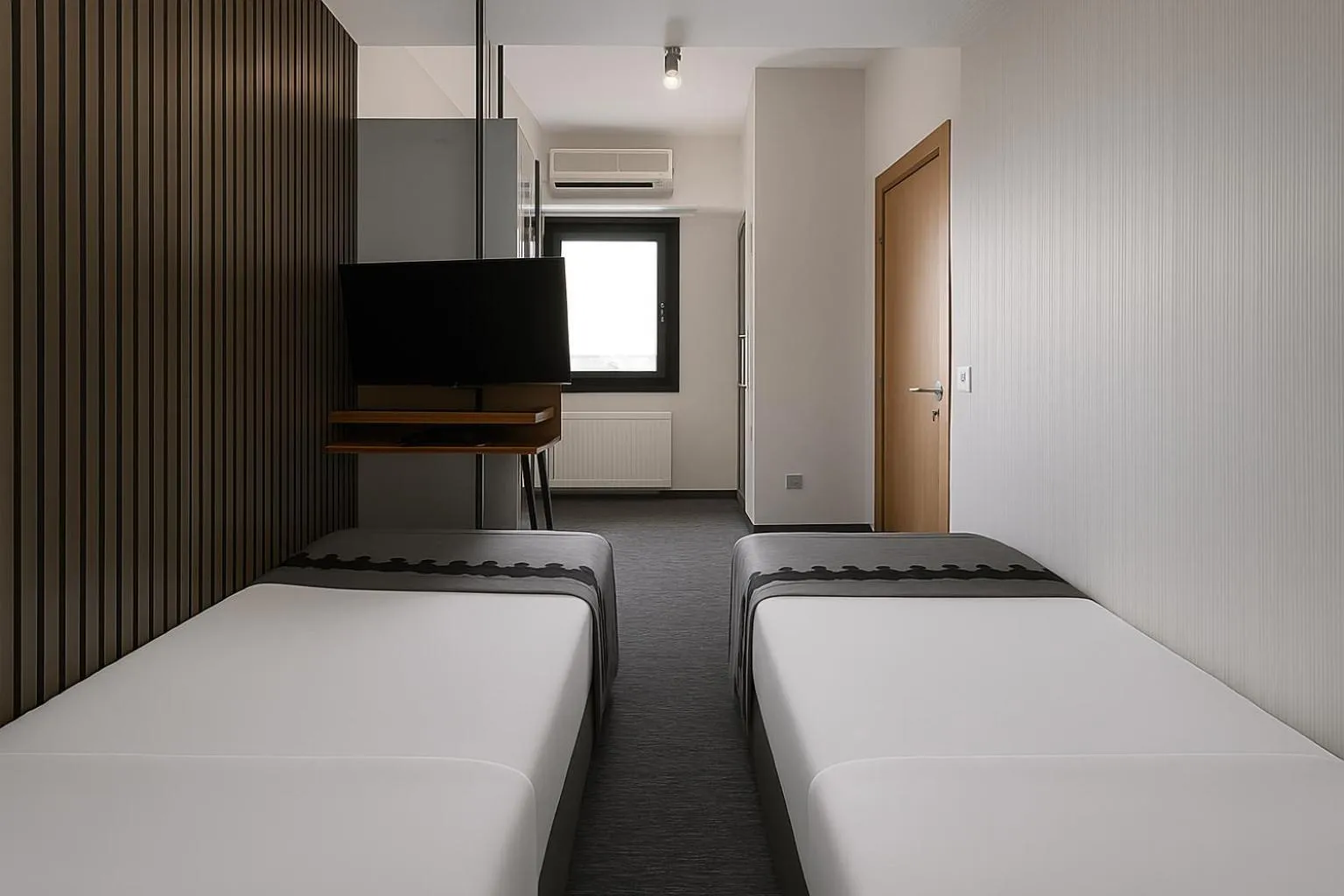 Bed in Black Art Otel