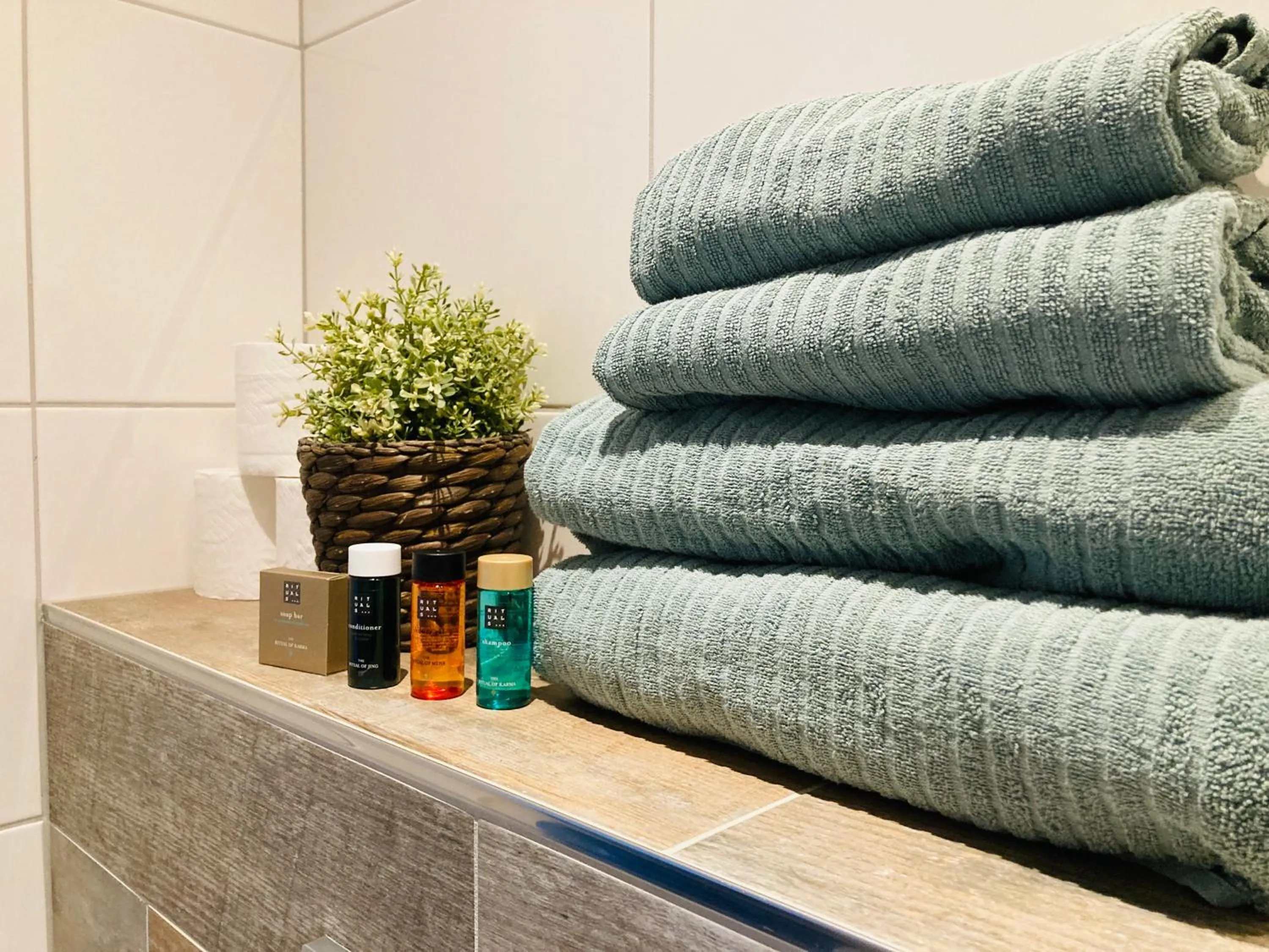 Bathroom in Nicolette Apartments