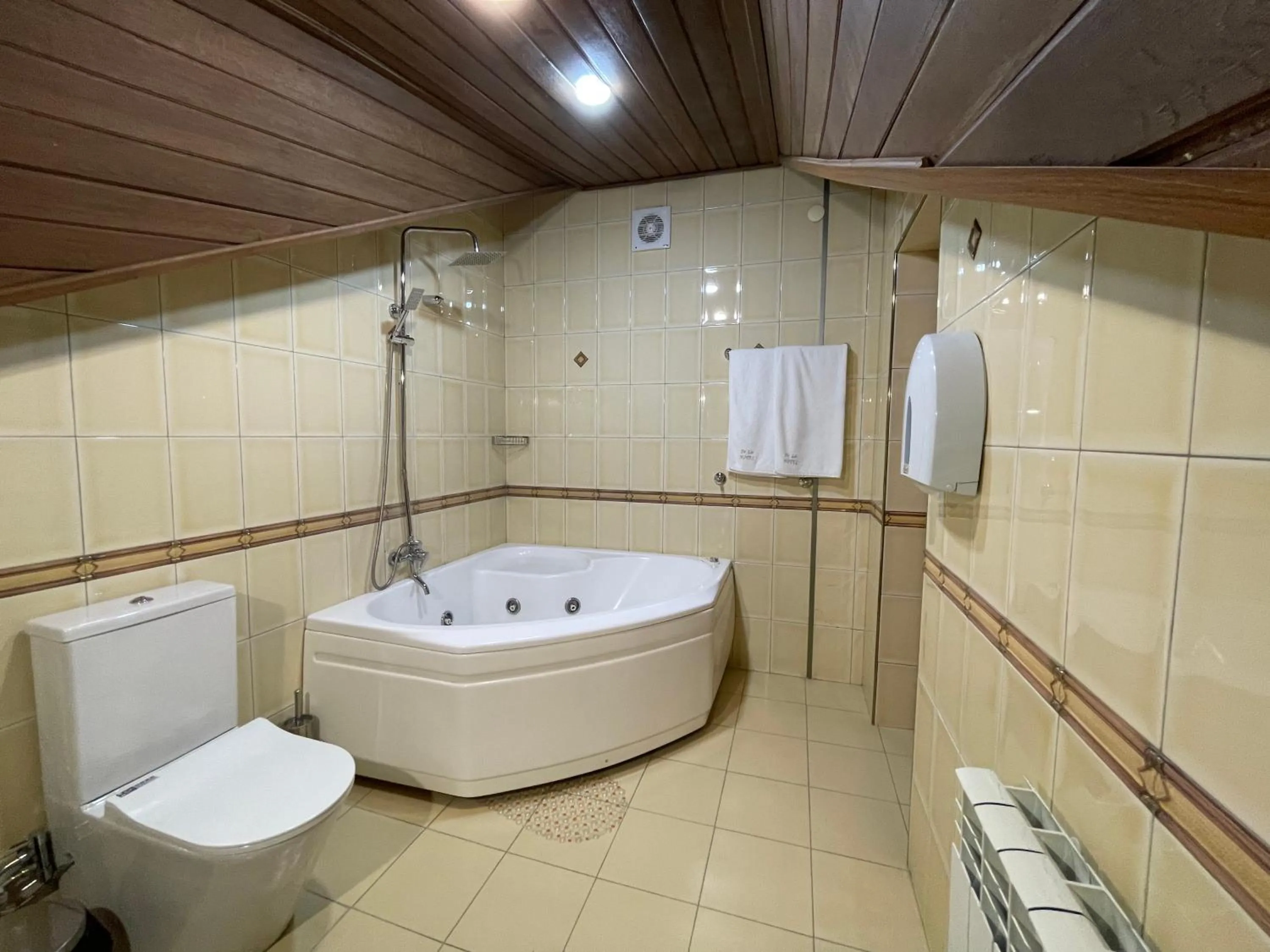 Shower in DeLin Hotel And Tours
