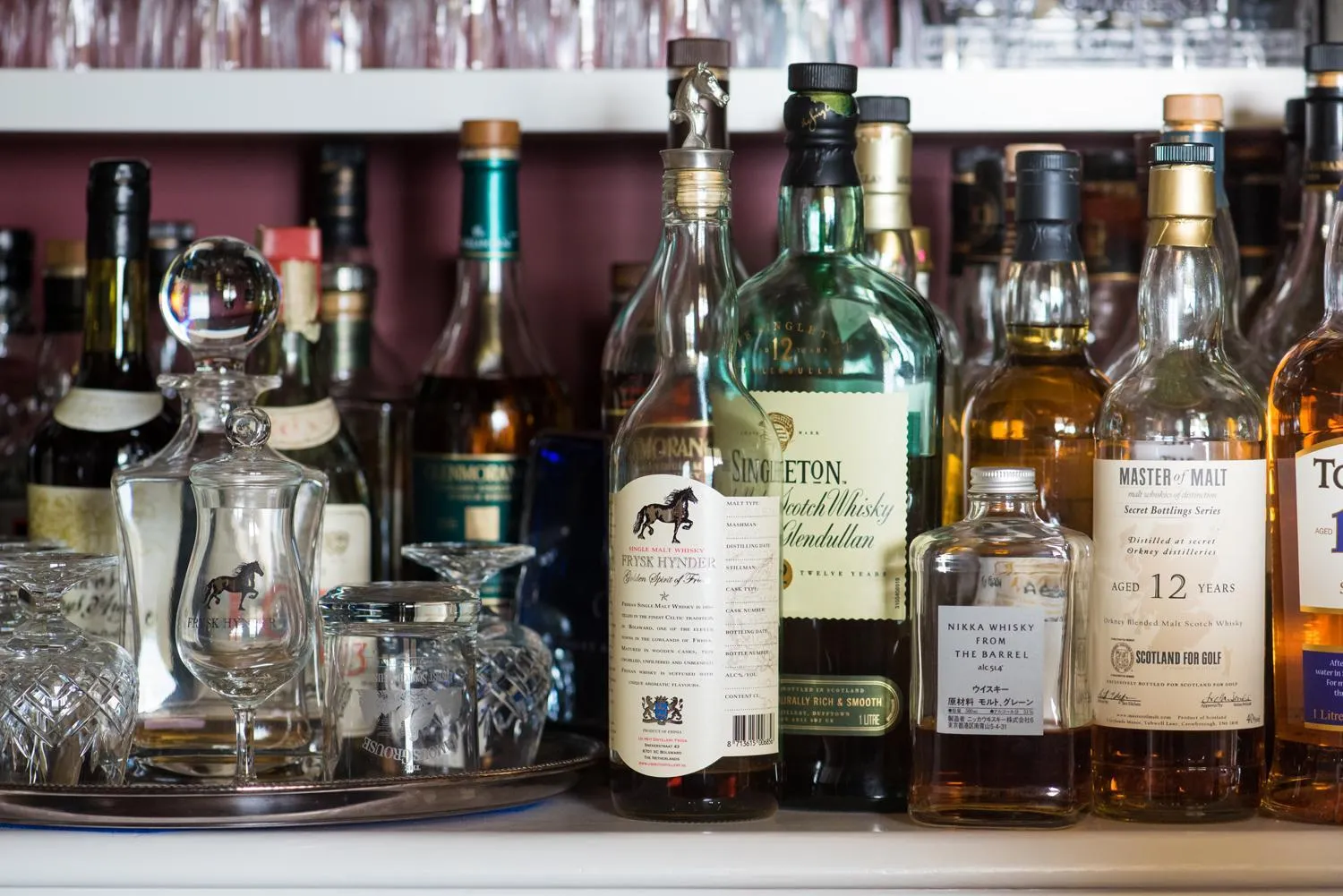 Alcoholic drinks in The Manse