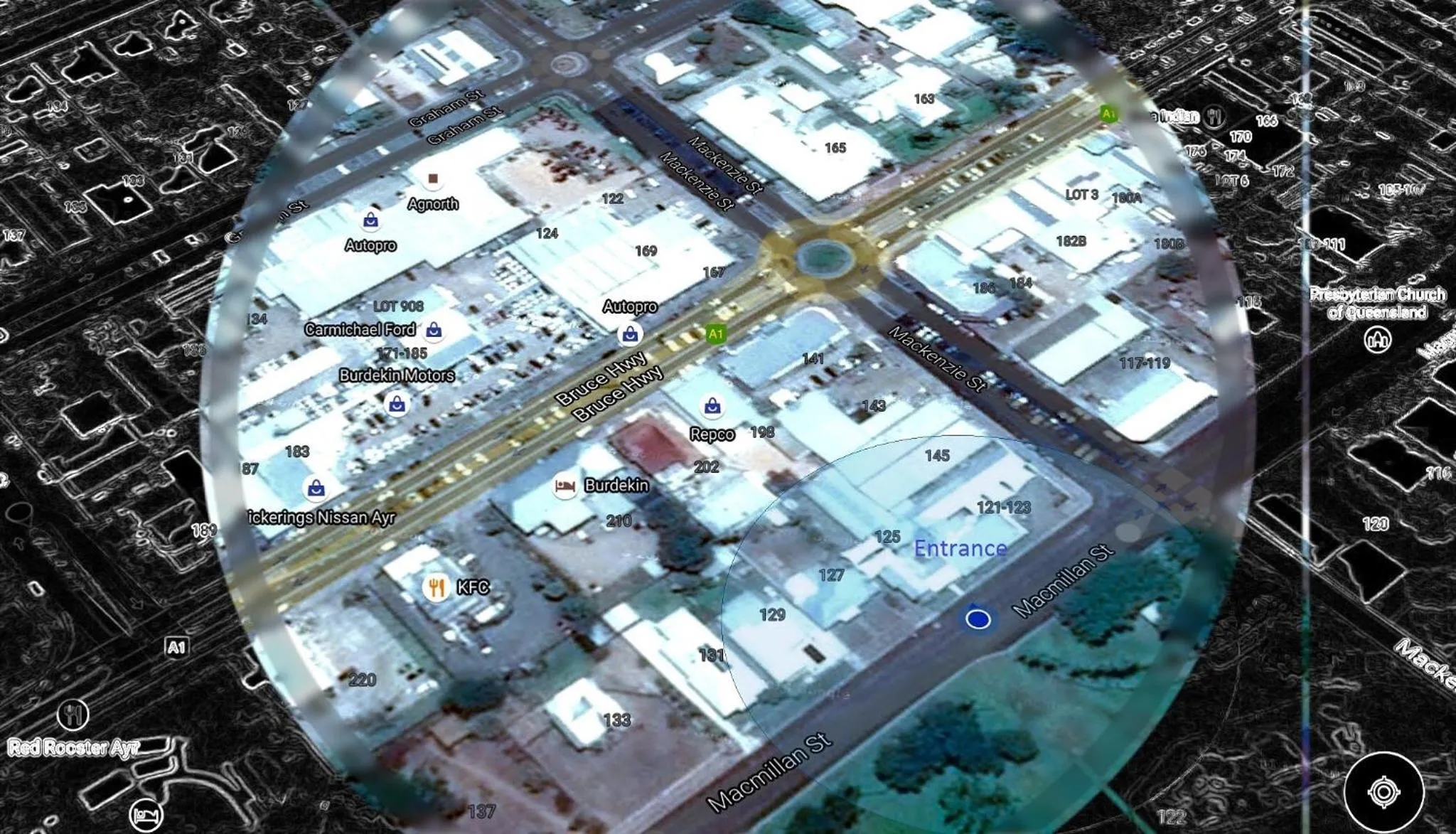 Bird's eye view in Tropical City Motor Inn