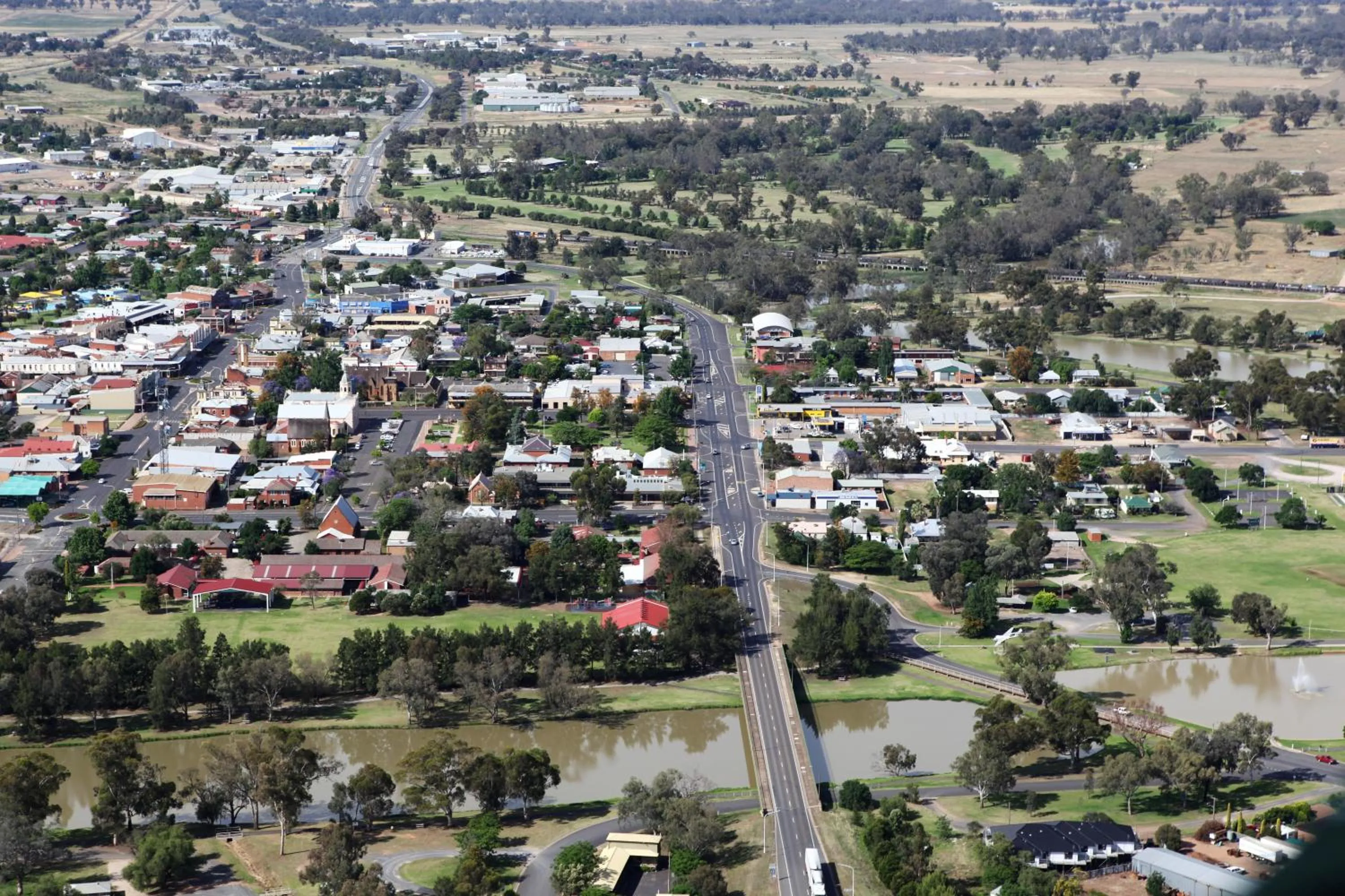 Bird's eye view in Forbes Victoria Inn