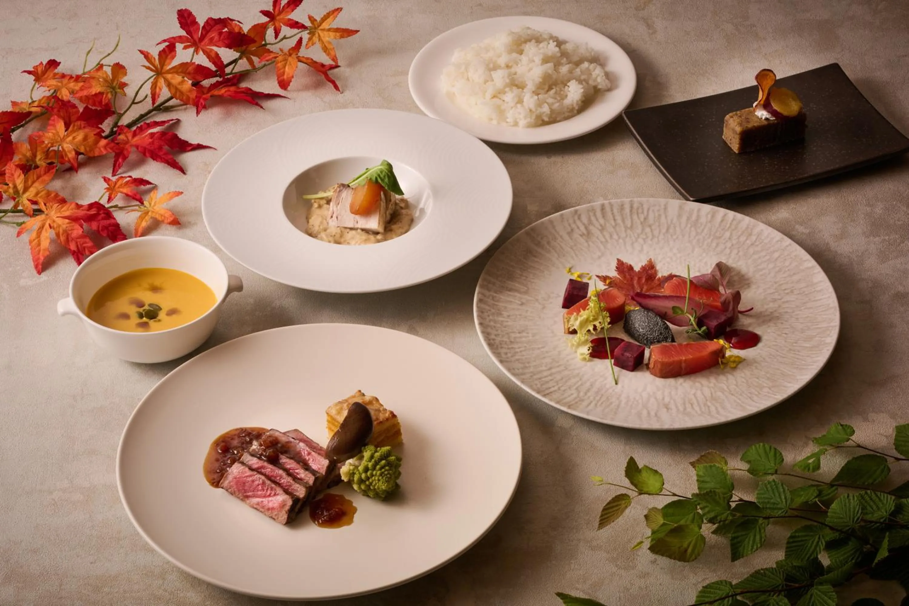 Dinner in Laforet Hakone Gora Yunosumika