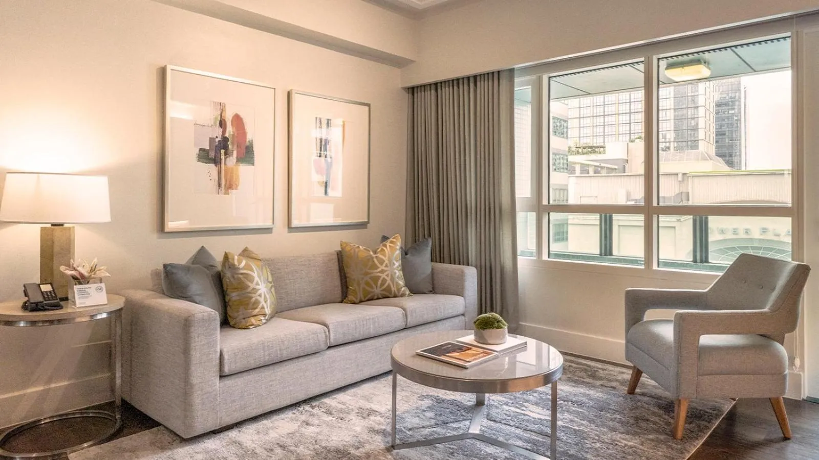 Living room in Aruga Apartments by Rockwell Makati