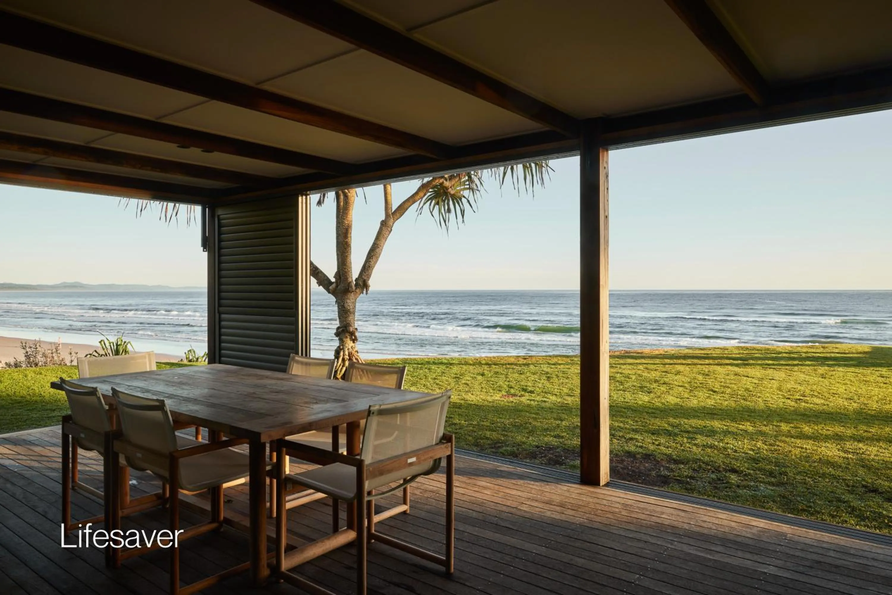 Patio in Bluewater on the Beach