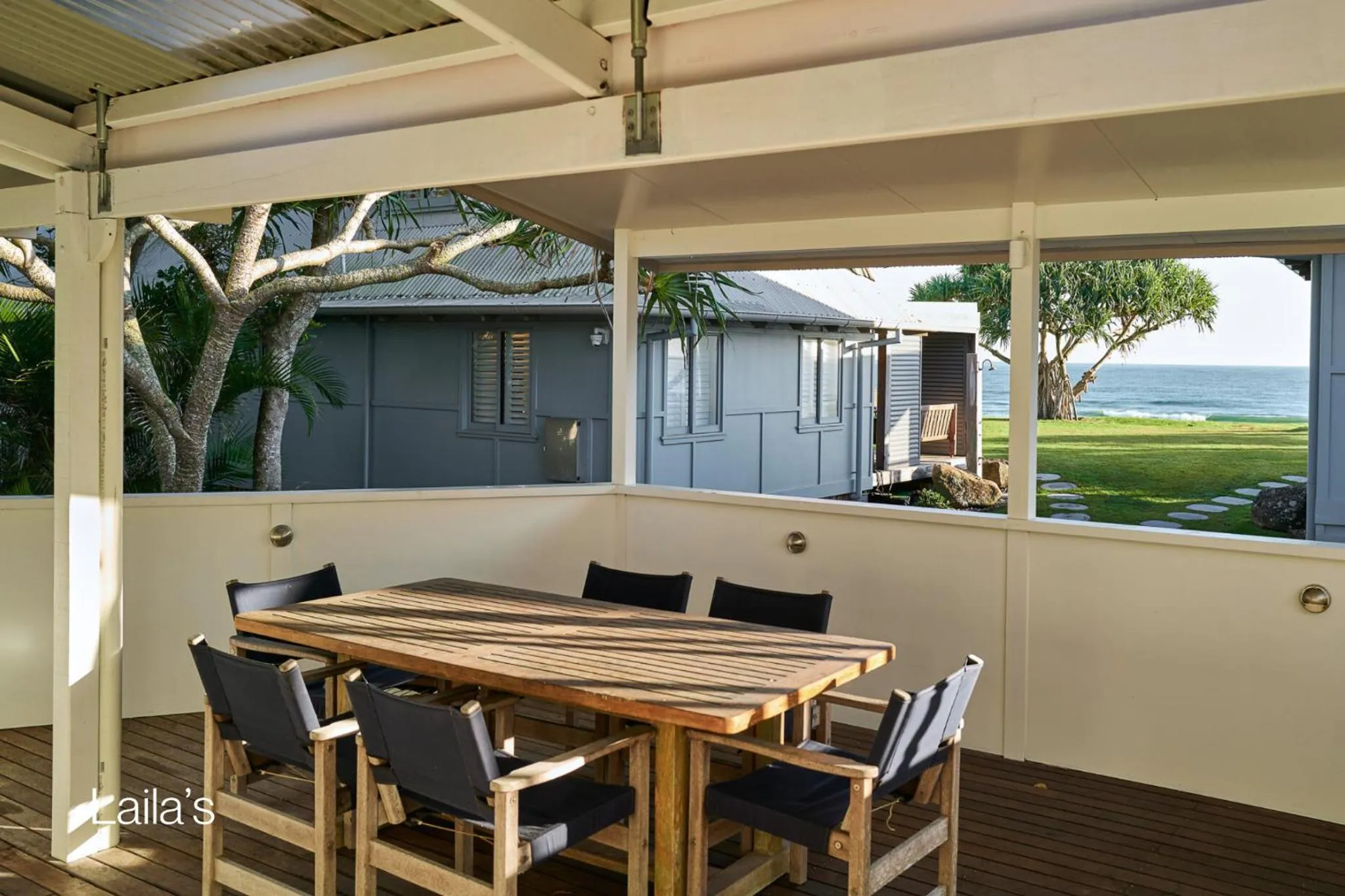 Patio in Bluewater on the Beach