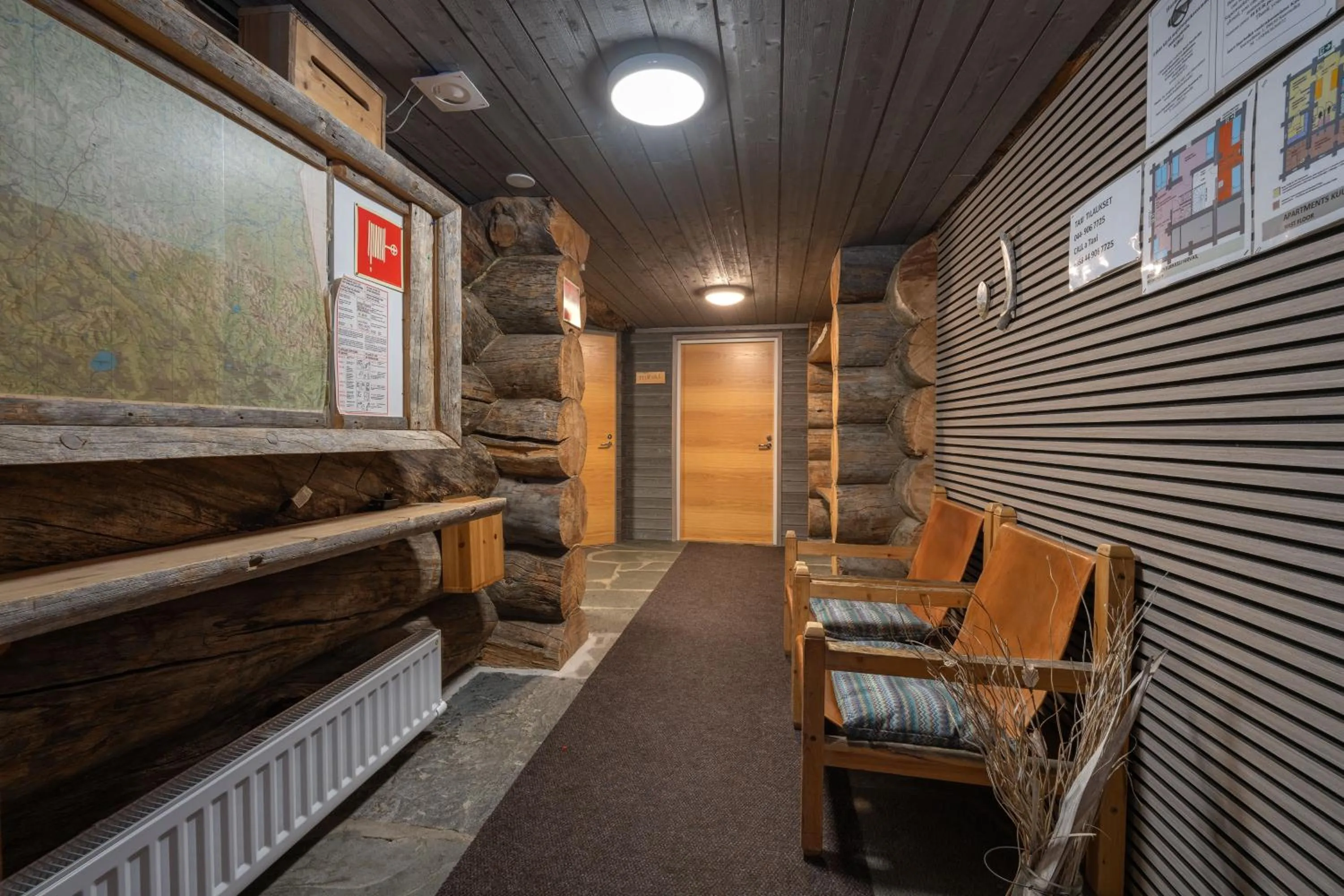 Seating area in Kuukkeli Apartments Pikku-Hirvas ja Porotokka
