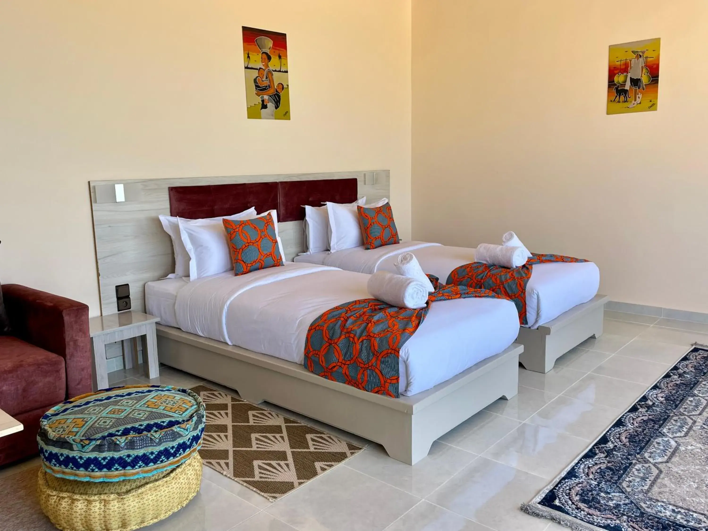 Twin Room with Sea View - single occupancy in PARAISO DAKHLA Twin Room with Sea View - single occupancy in PARAISO DAKHLA