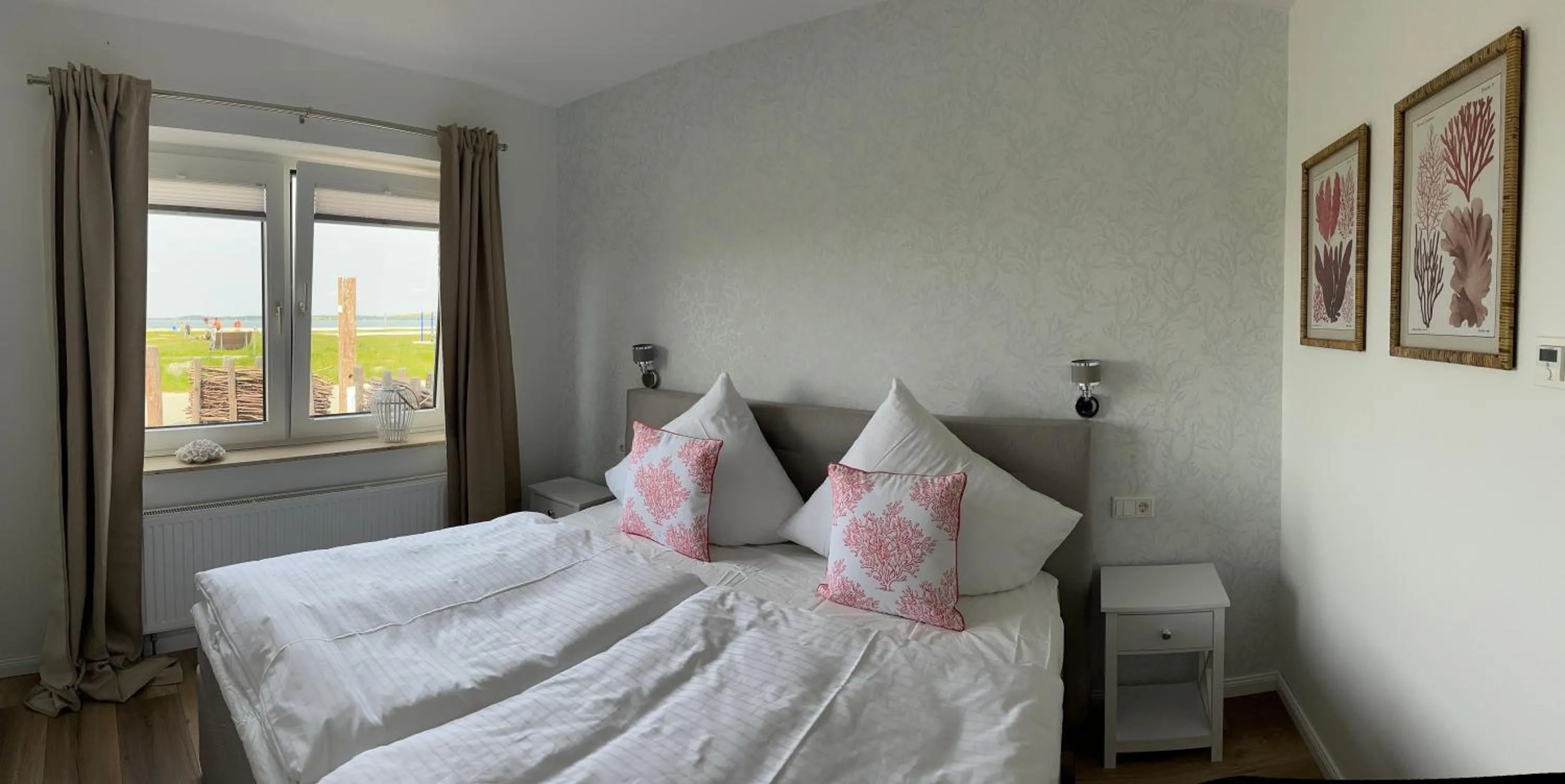 Bed in Hotel Restaurant Ostsee-Anker