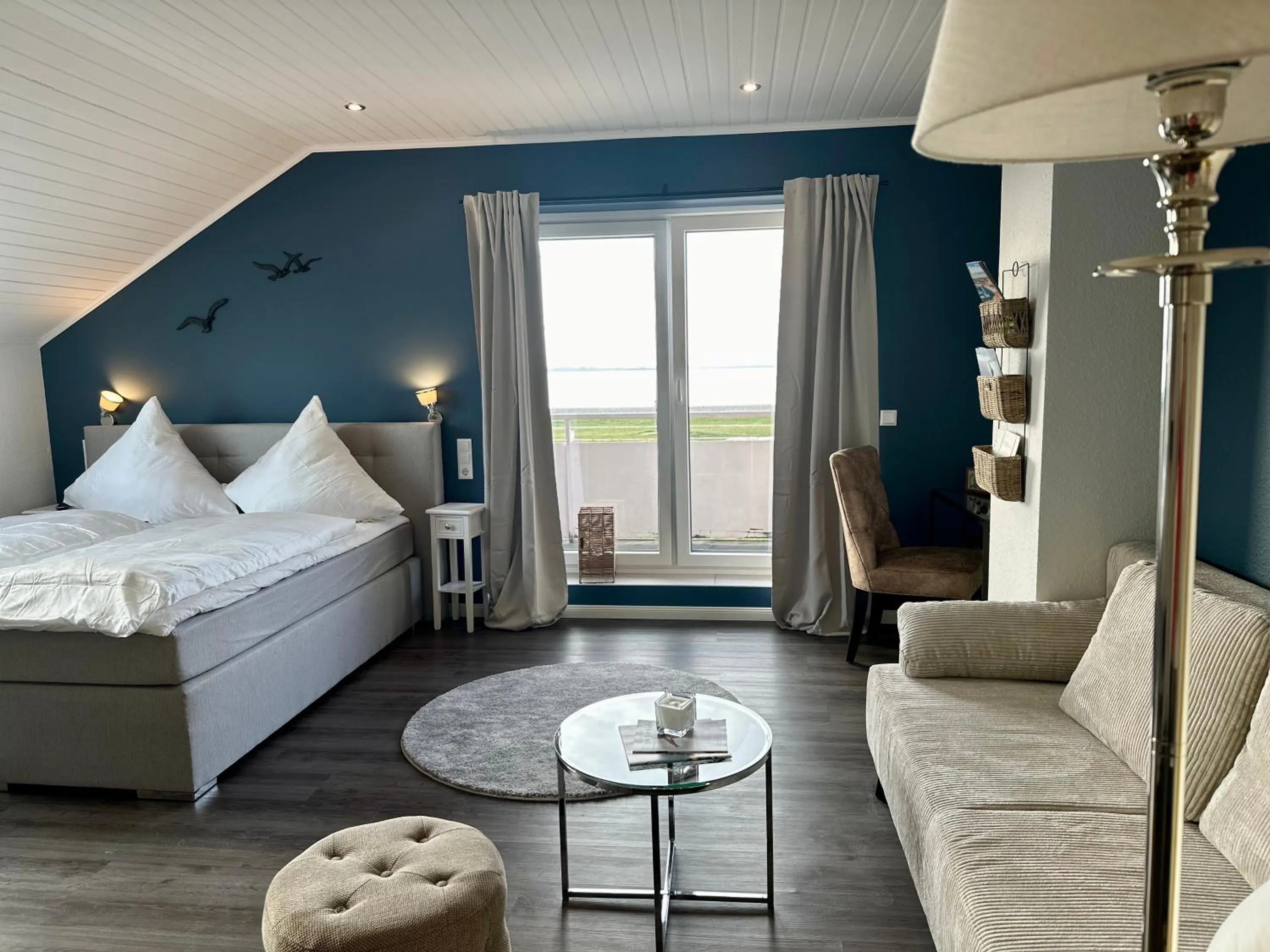 Bed in Hotel Restaurant Ostsee-Anker