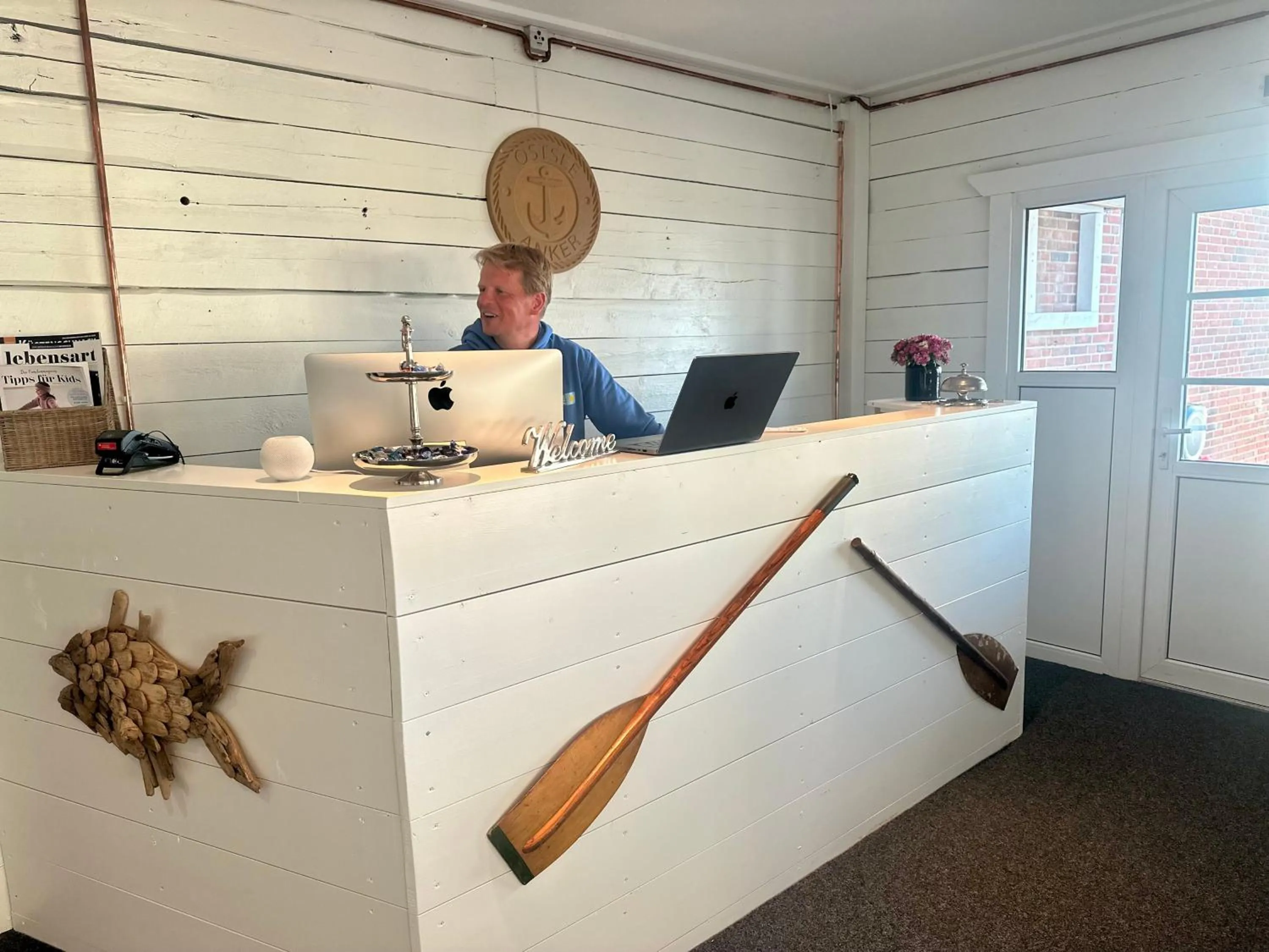 Lobby or reception in Hotel Restaurant Ostsee-Anker