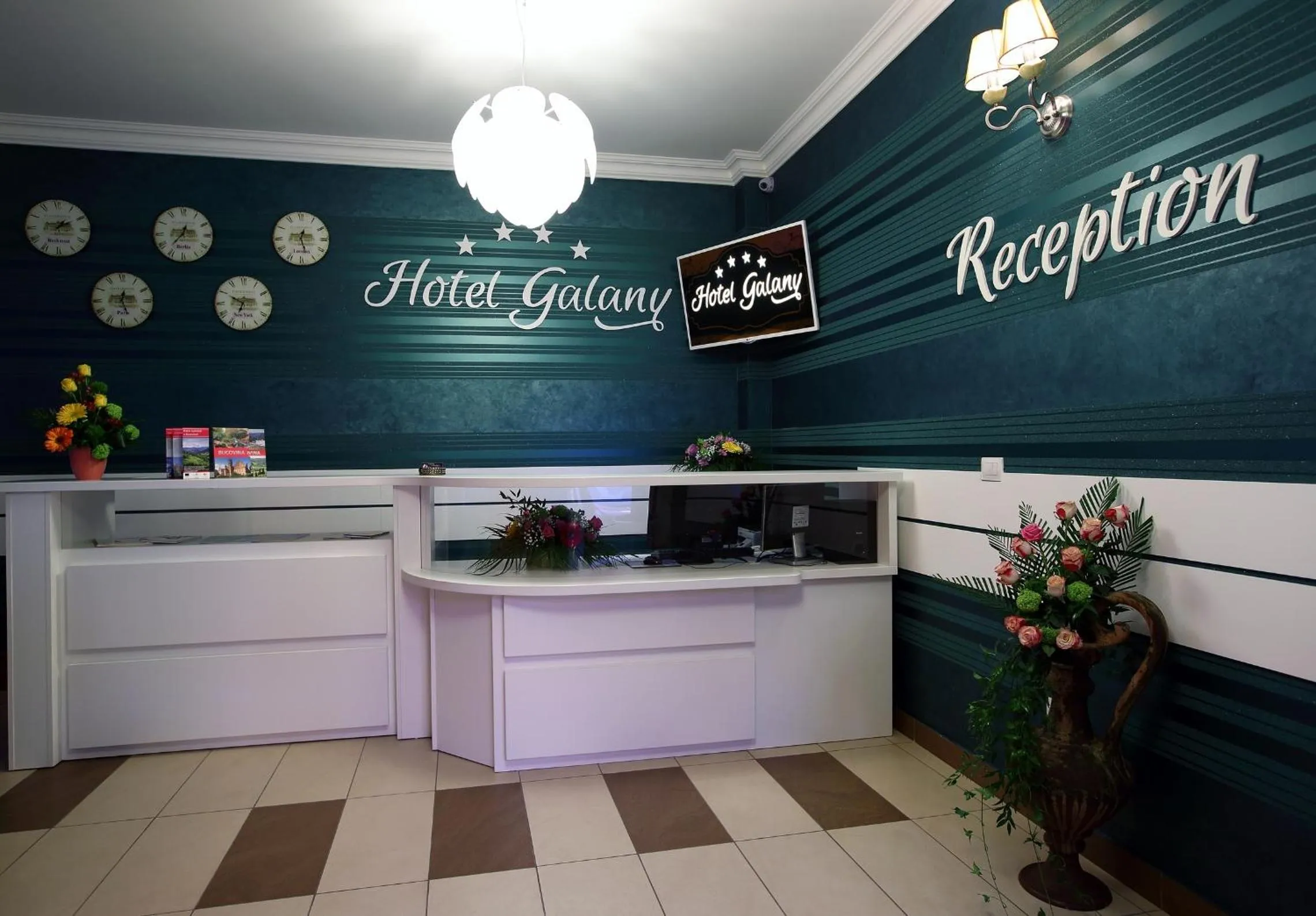 Lobby or reception in Hotel Galany