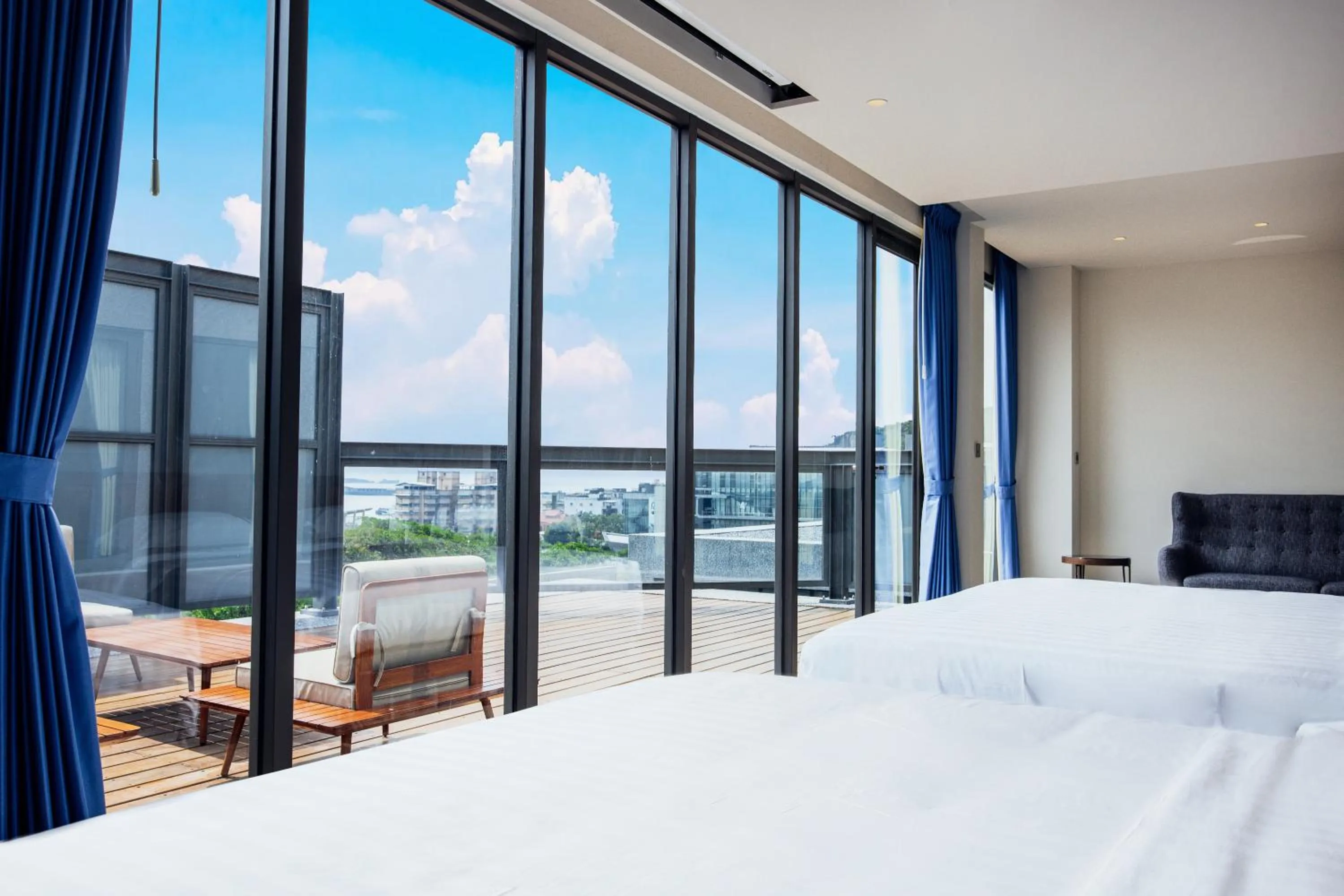 Bed in Hotel BEGINS 倉箱蜜境文旅