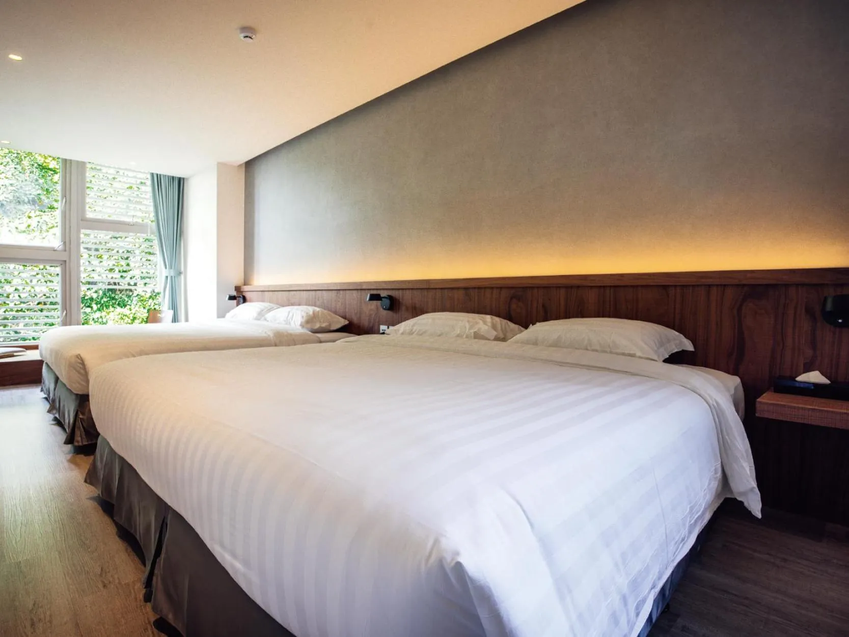 Bed in Hotel BEGINS 倉箱蜜境文旅