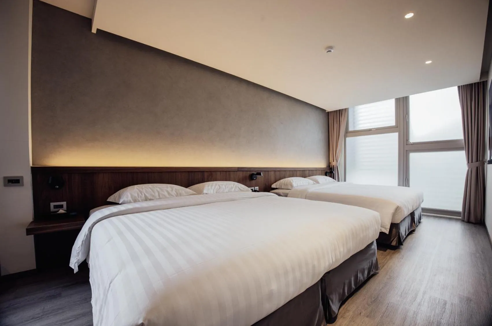 Bed in Hotel BEGINS 倉箱蜜境文旅