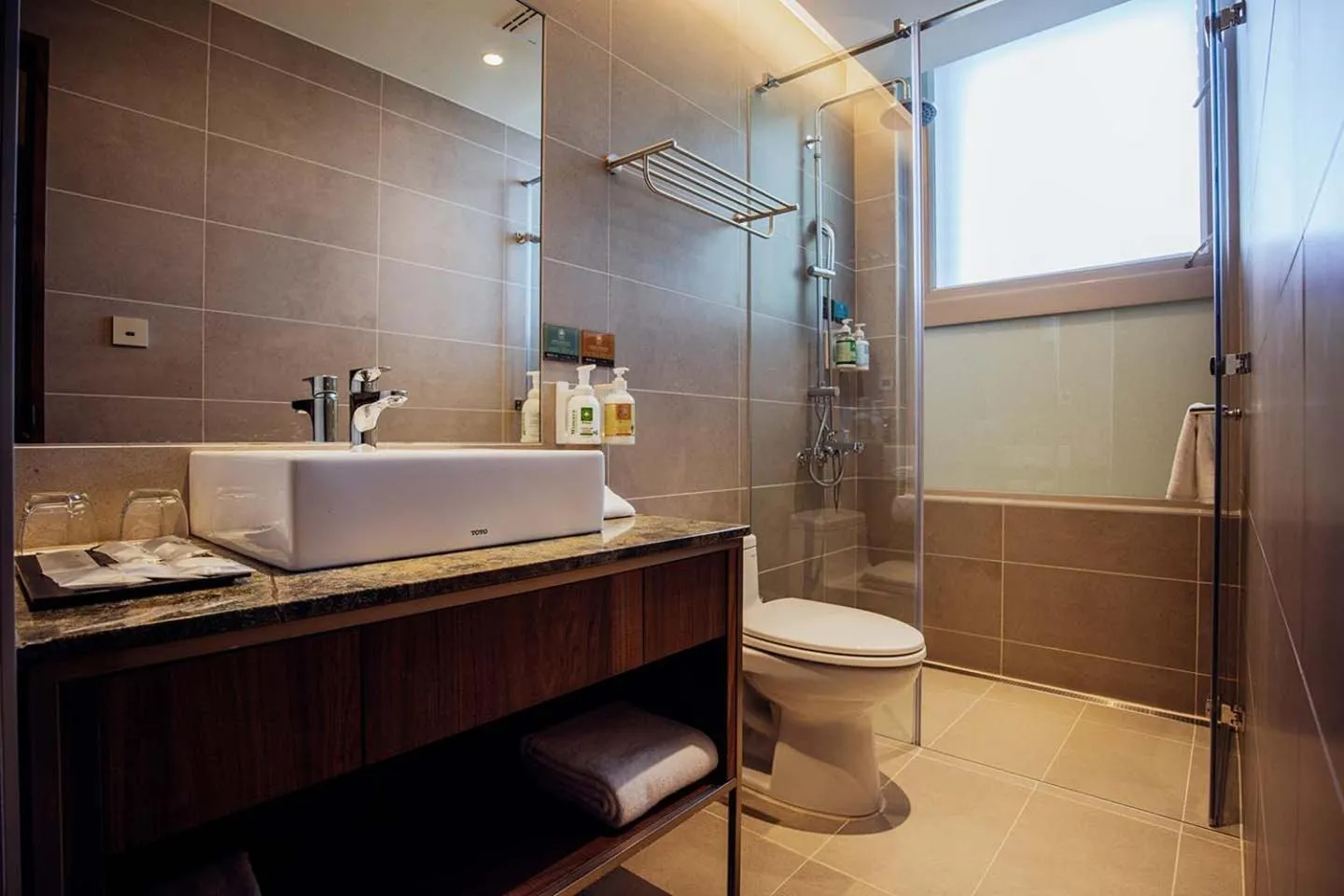 Shower in Hotel BEGINS 倉箱蜜境文旅