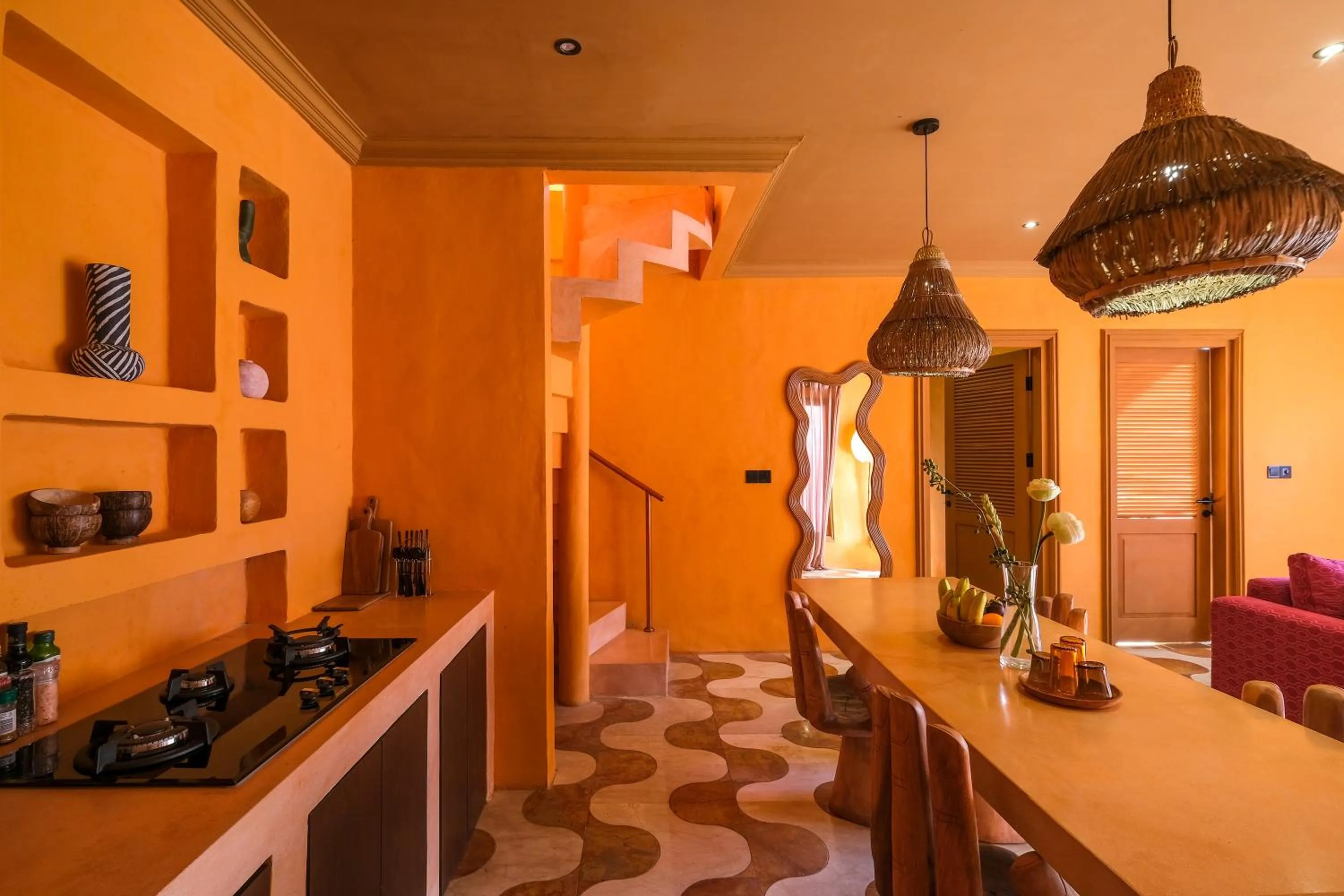 Kitchen or kitchenette in El Barrio Boutique Hotel & Bar