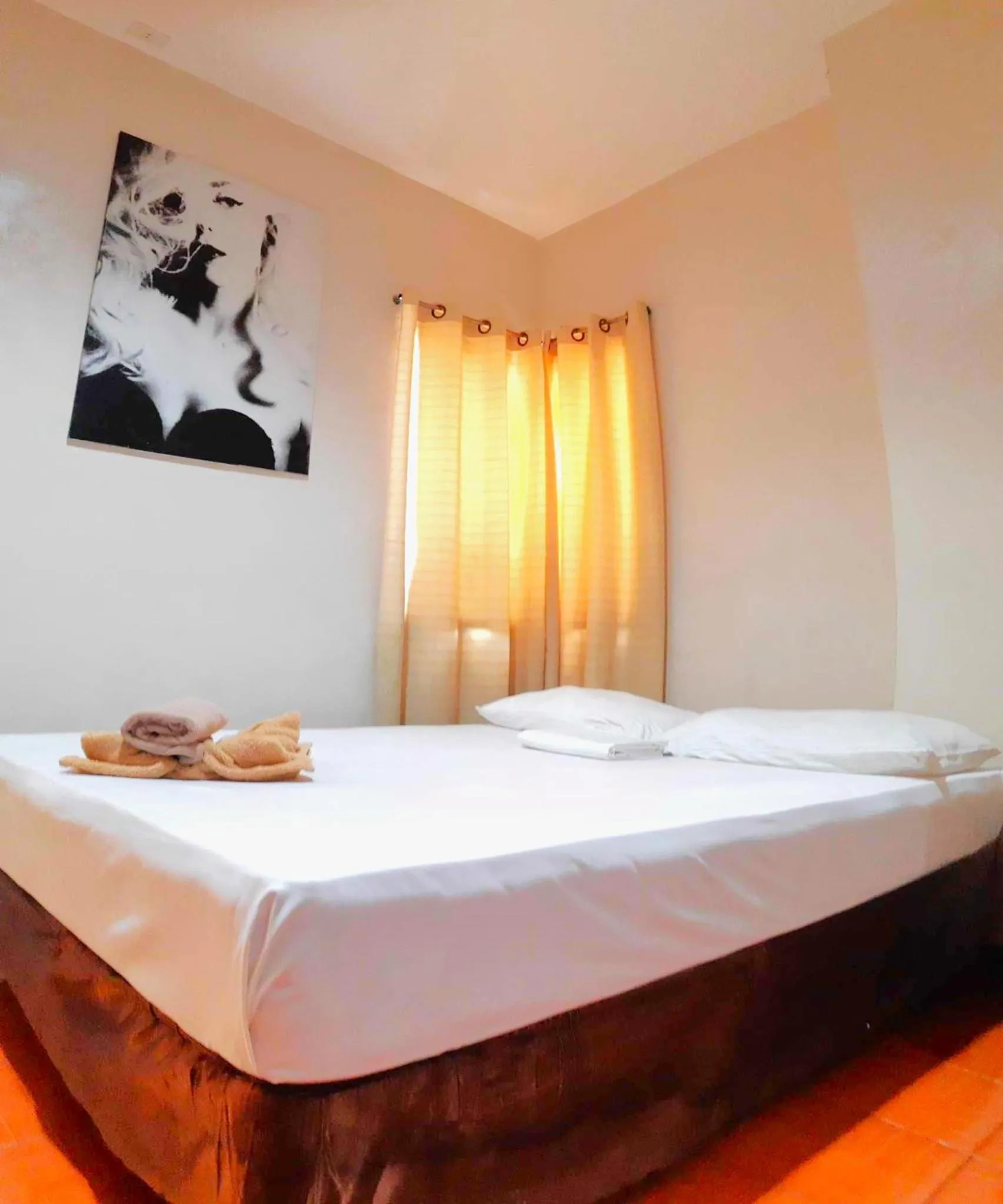 Bed in Hotel California Suite