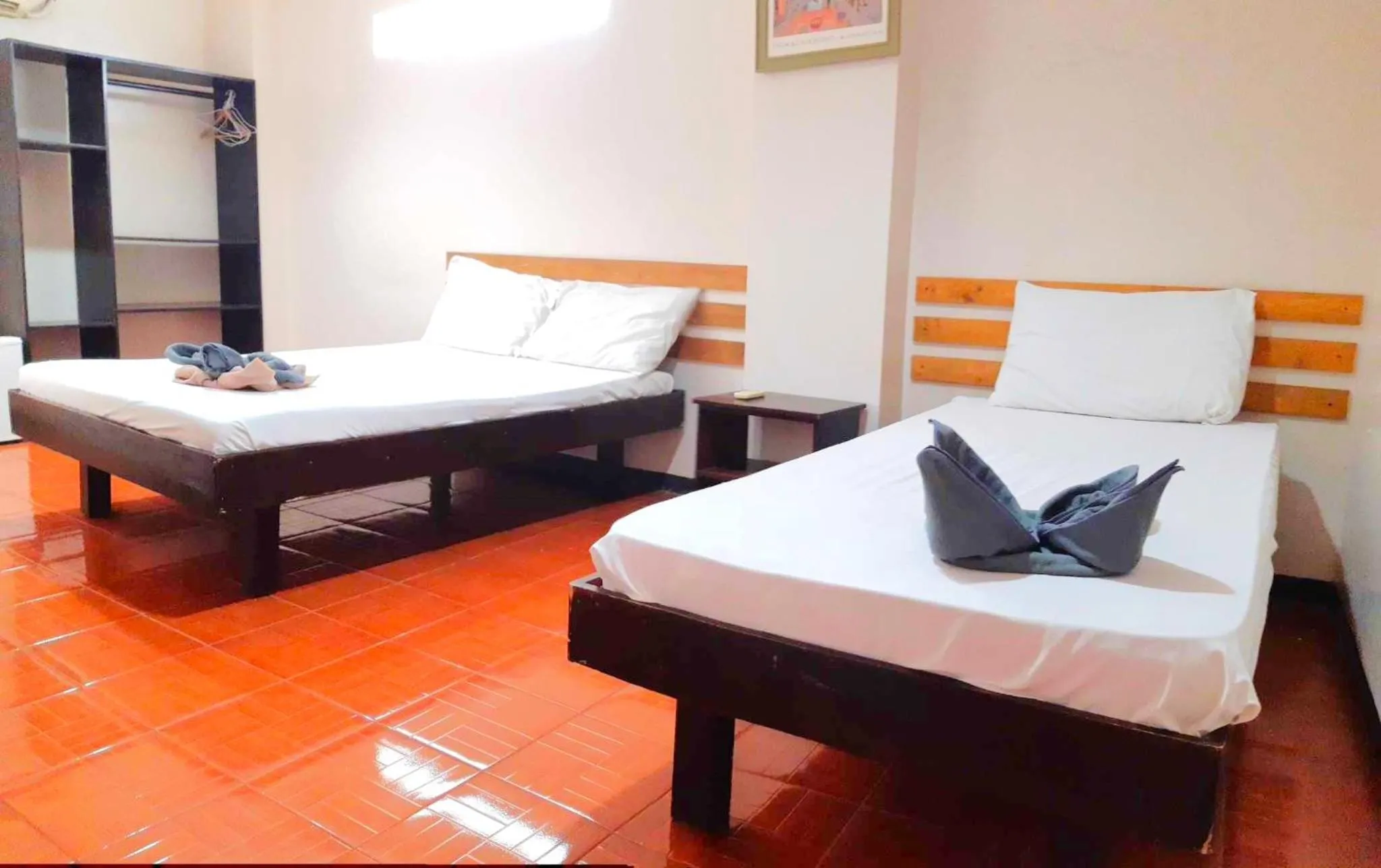 Bed in Hotel California Suite