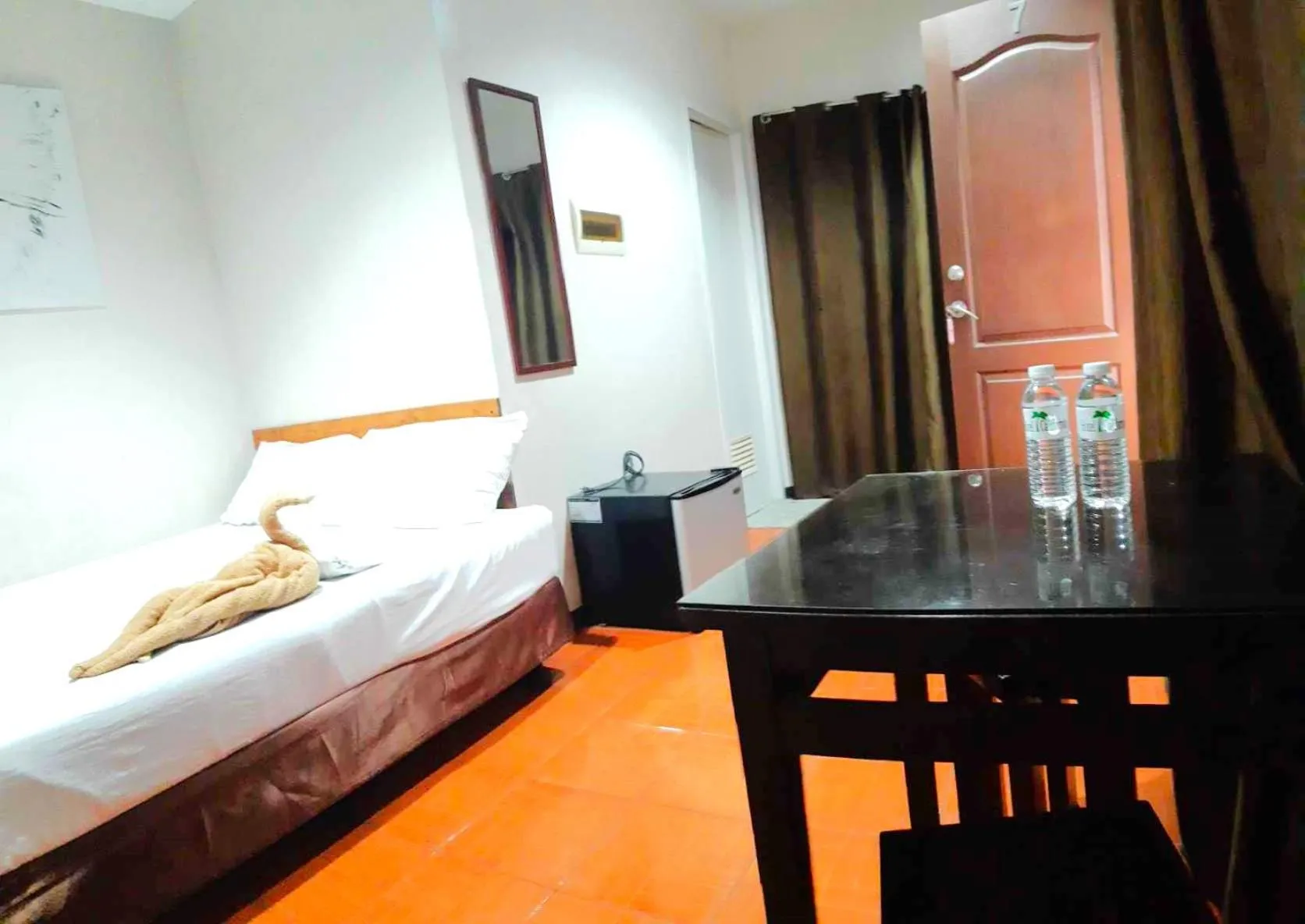 Bed in Hotel California Suite