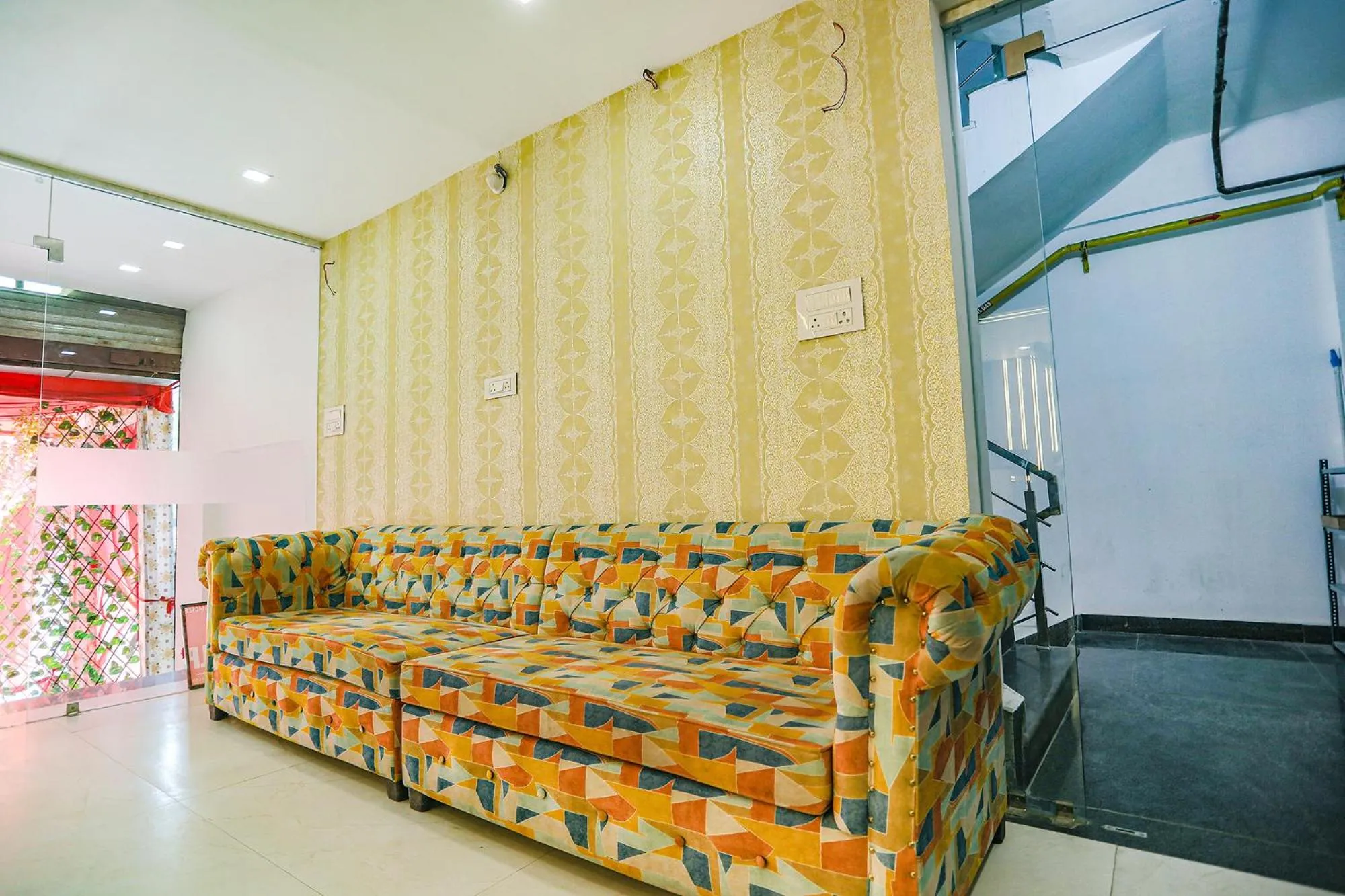 Seating area in FabHotel Cosmos