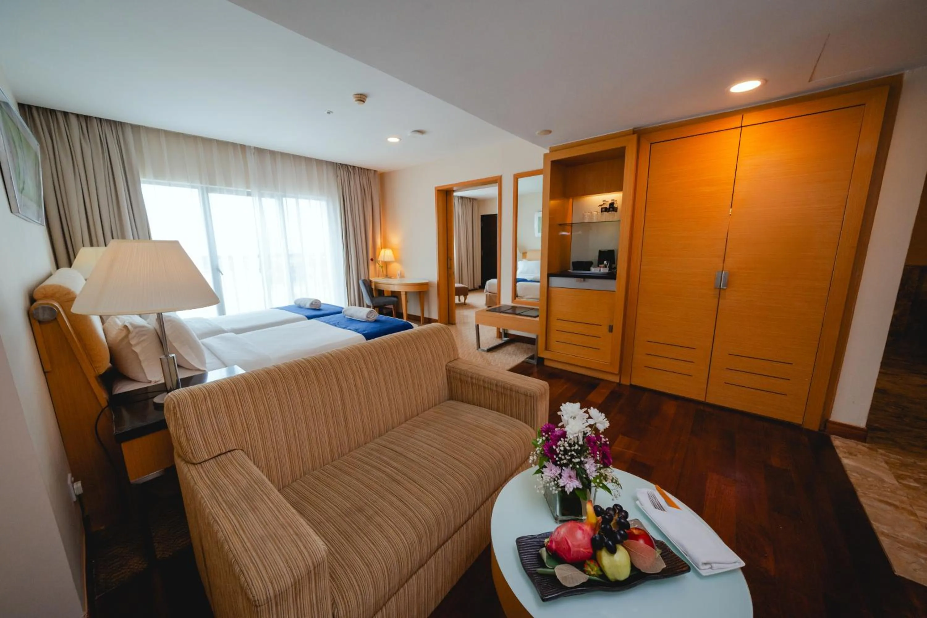 Living room, Bed in Royale Chulan The Curve