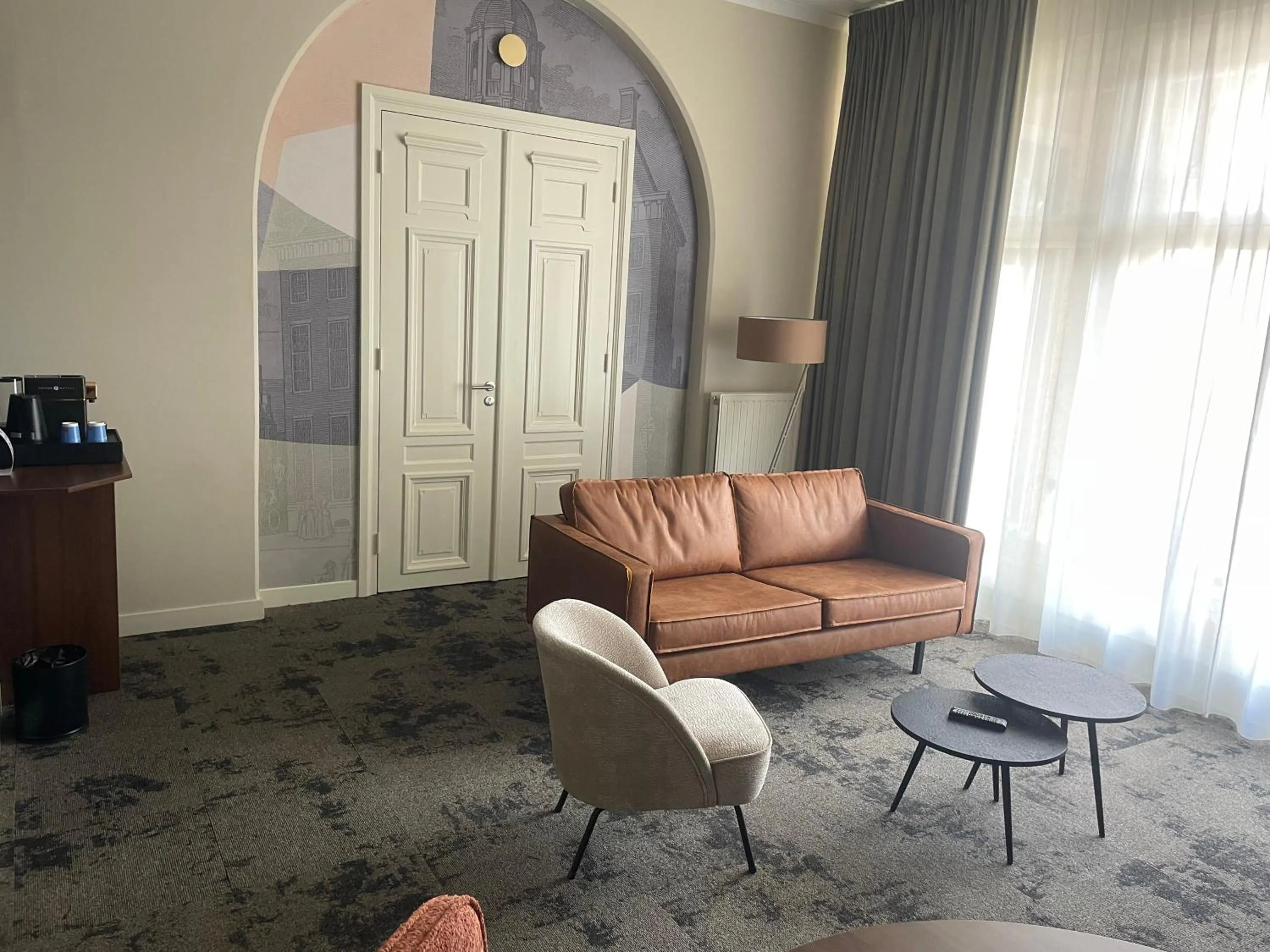 Seating area in Fletcher Hotel Paleis Stadhouderlijk Hof