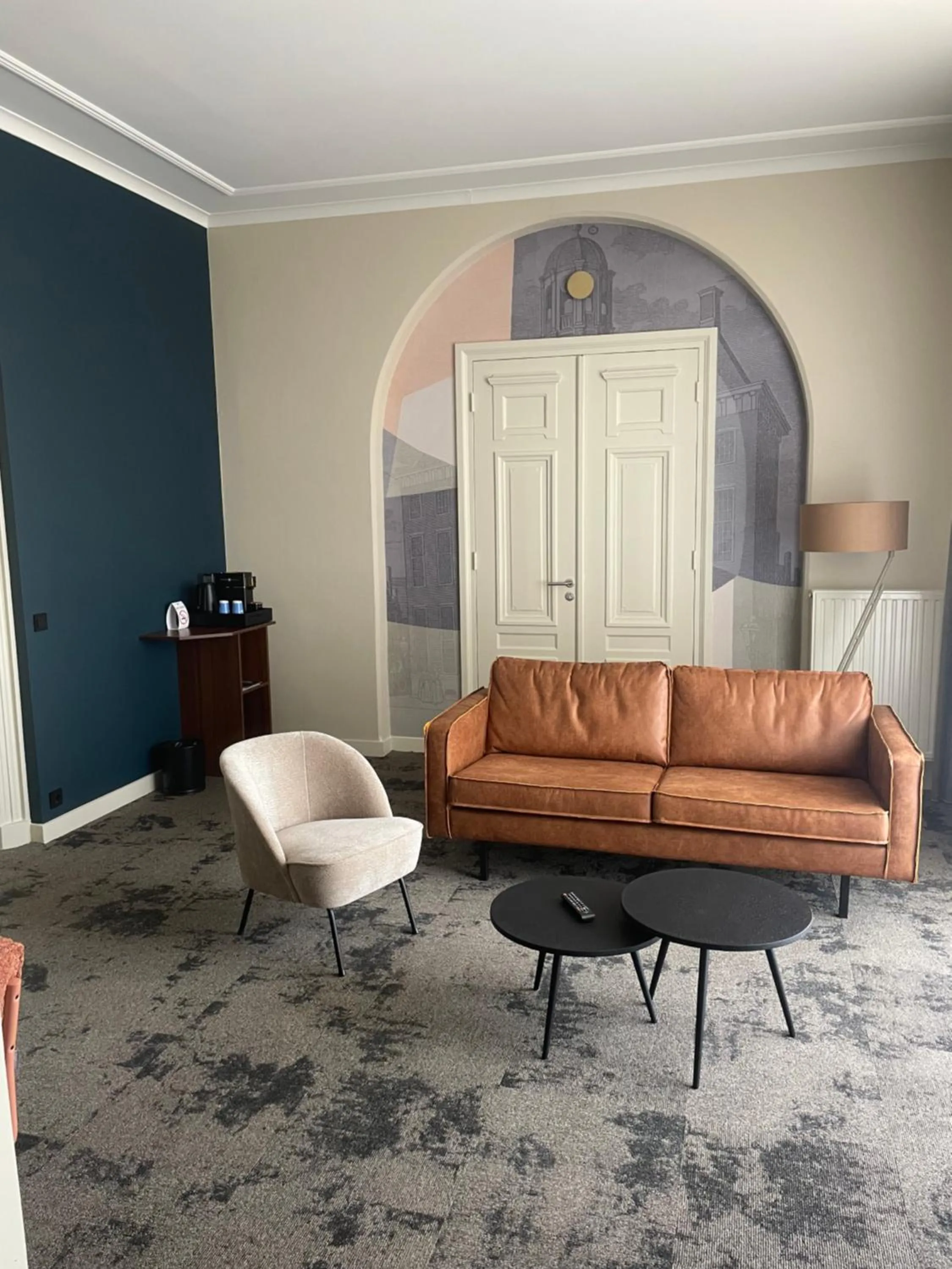 Seating area in Fletcher Hotel Paleis Stadhouderlijk Hof