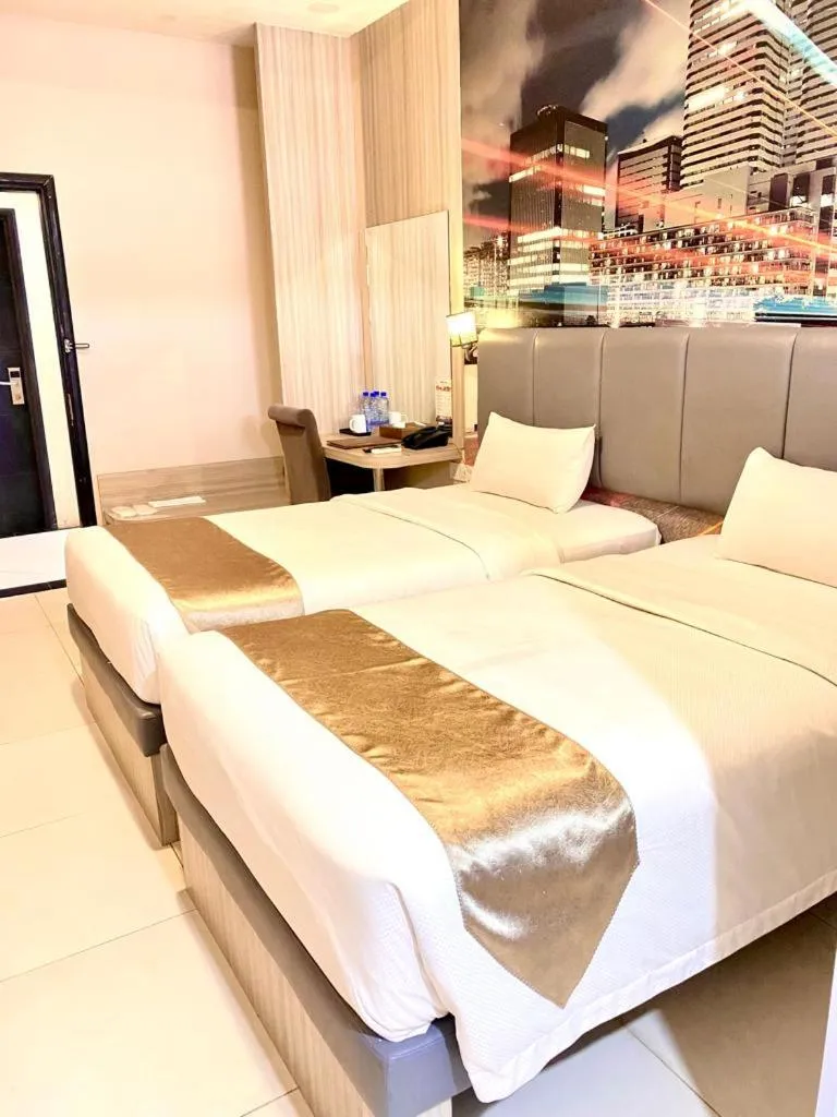 Bed in OS Hotel Tanjung Uncang