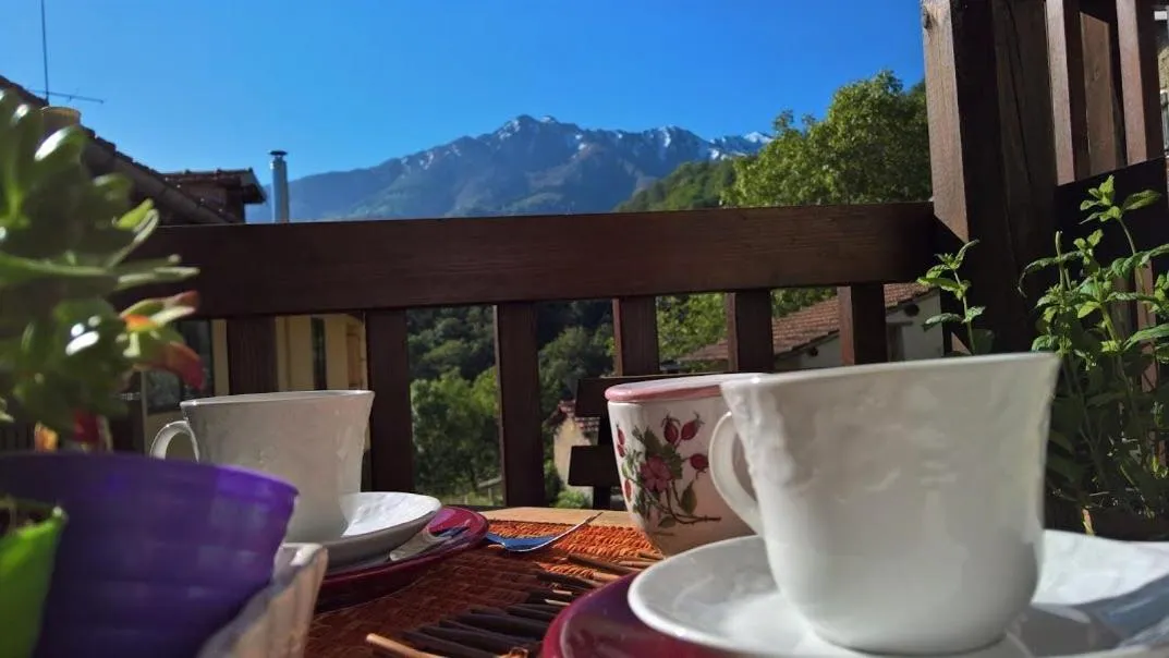 Mountain view in B&B Alla Borgata