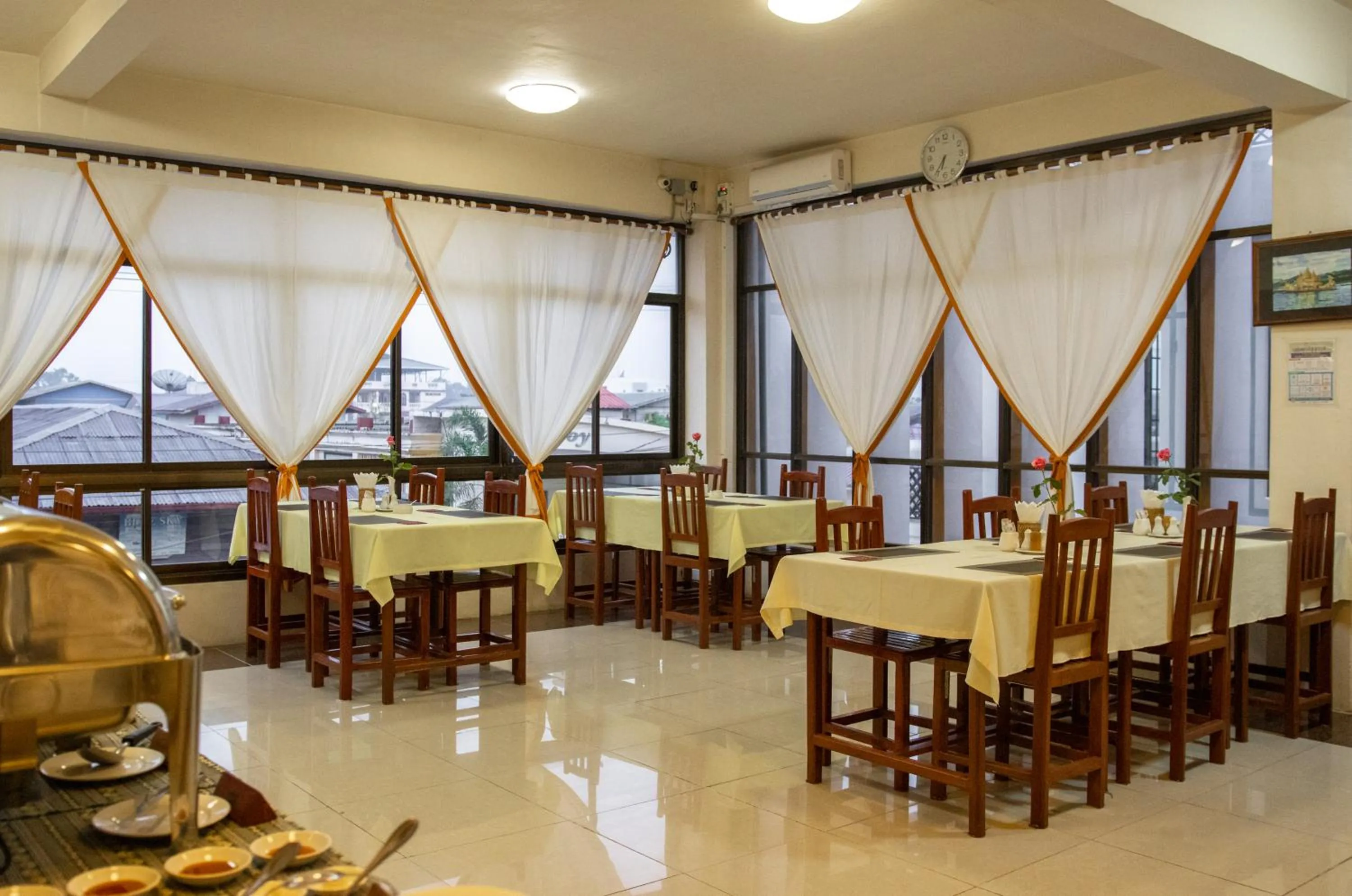 Dining area in Inle Apex Hotel