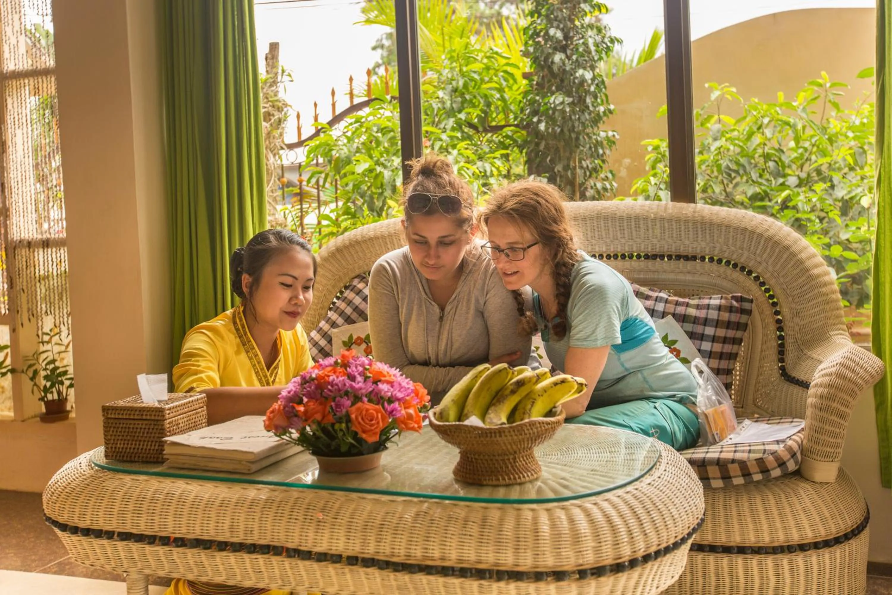 Lobby or reception in Inle Apex Hotel