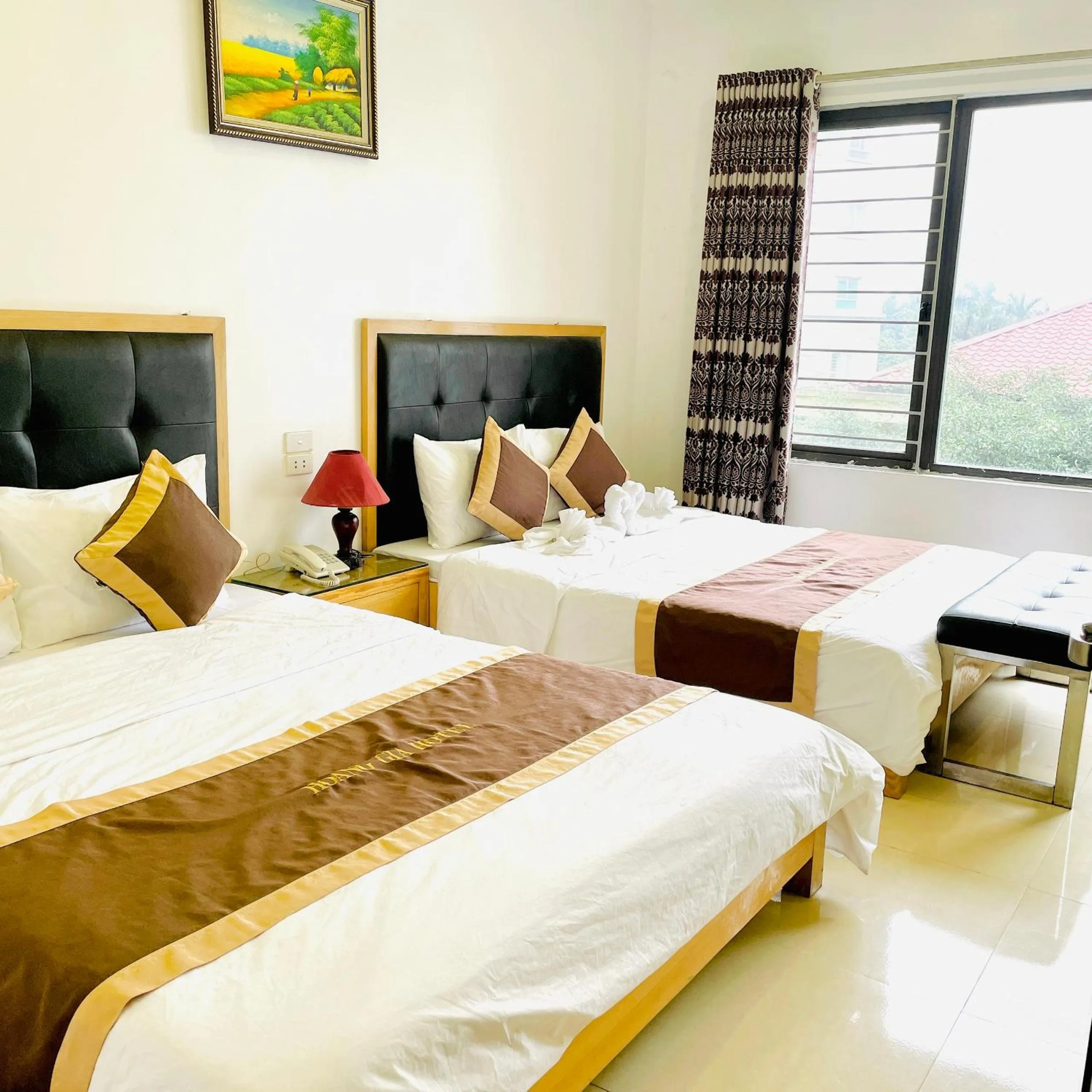 Bed in Hoàng Gia Hotel