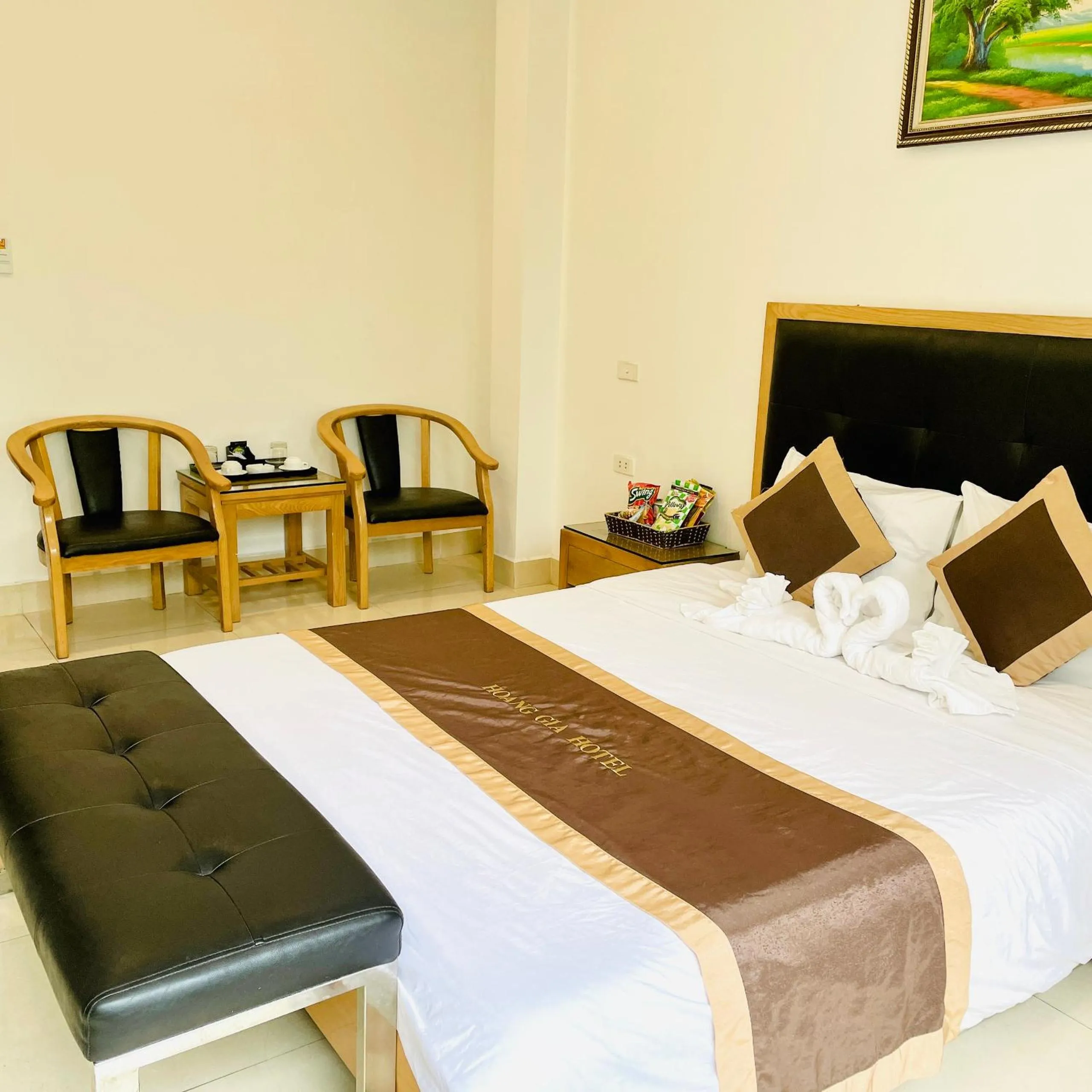 Photo of the whole room, Bed in Hoàng Gia Hotel