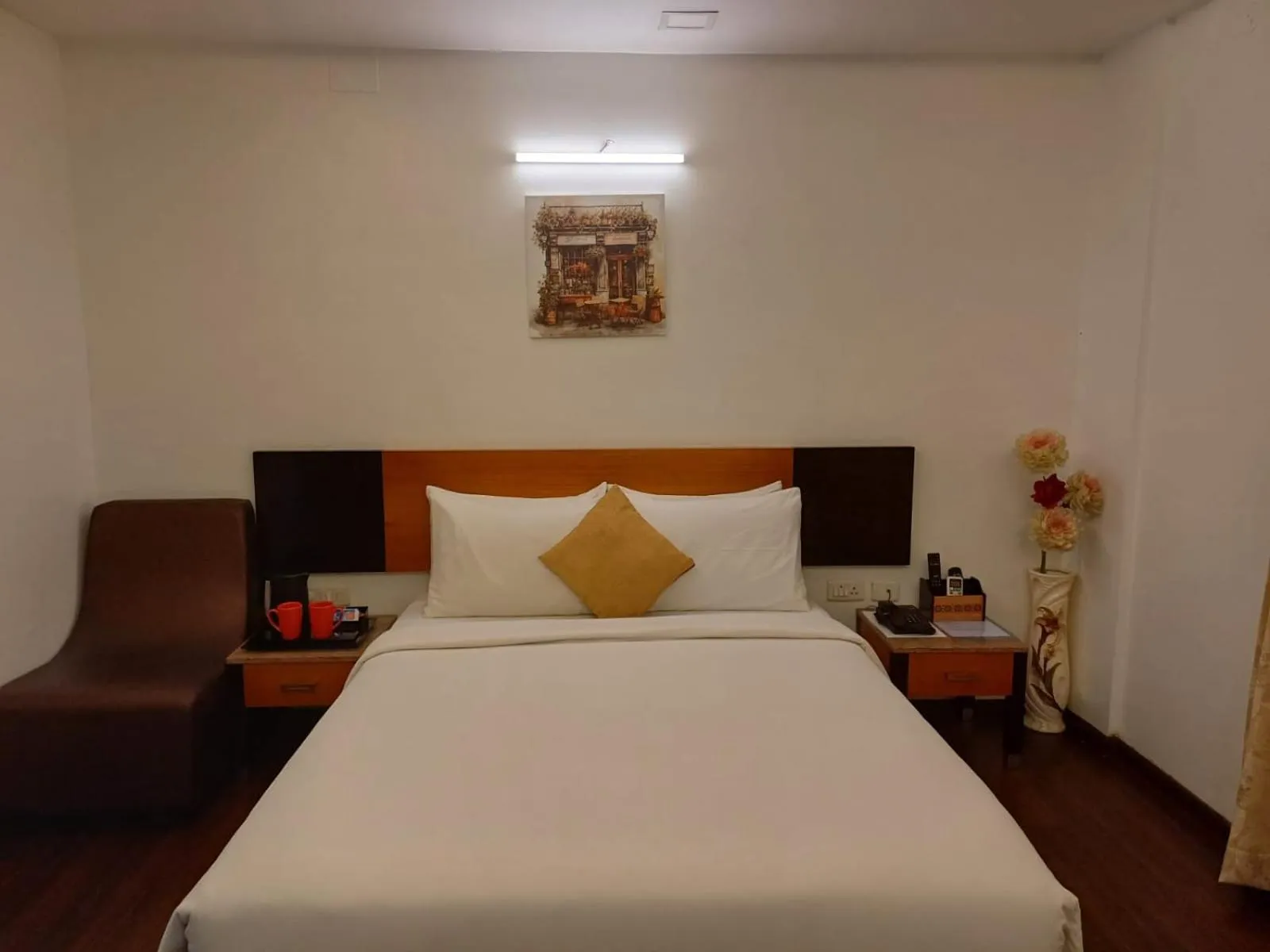 Bed in D and A BOUTIQUE HOTEL PERUNGUDI