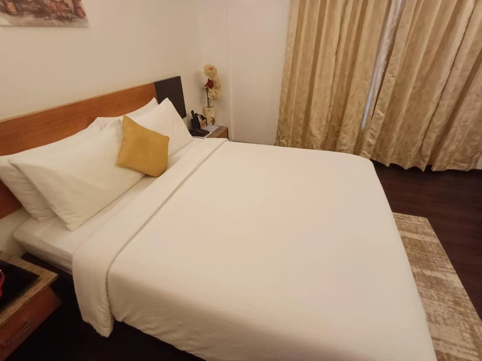 Bed in D and A BOUTIQUE HOTEL PERUNGUDI