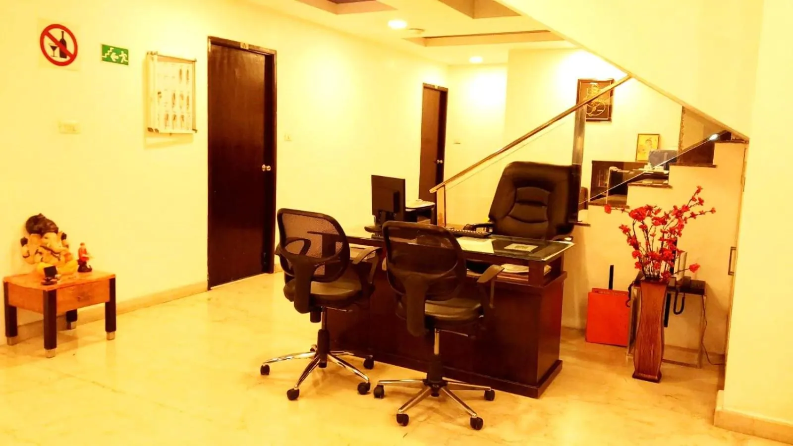 Lobby or reception in D and A BOUTIQUE HOTEL PERUNGUDI