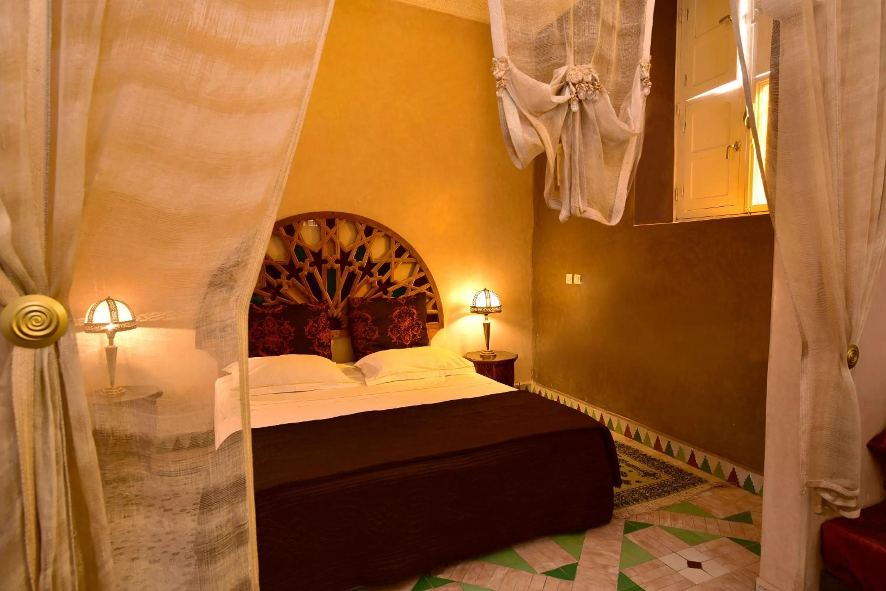 Bed in Riad Manissa