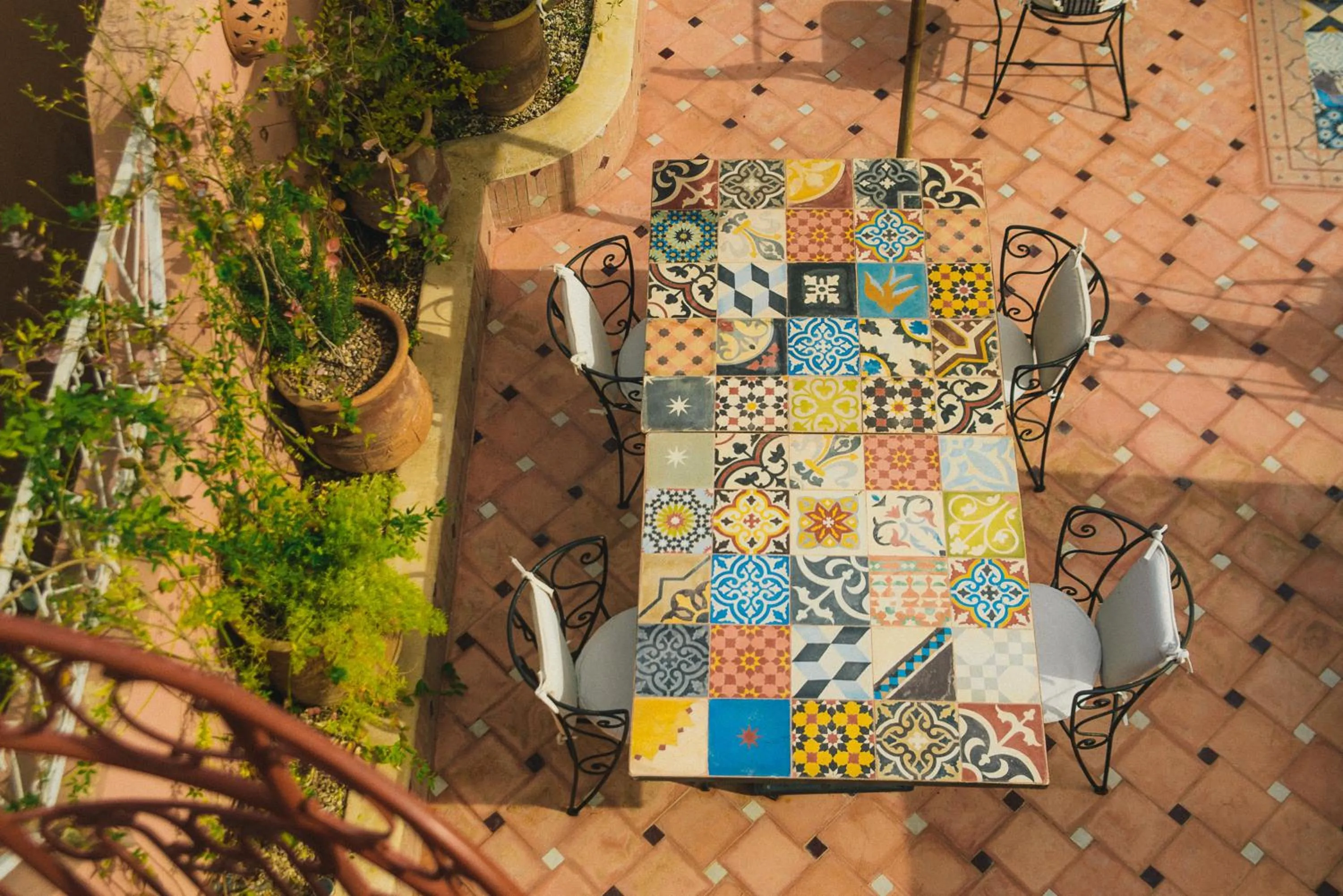Patio in Riad Manissa