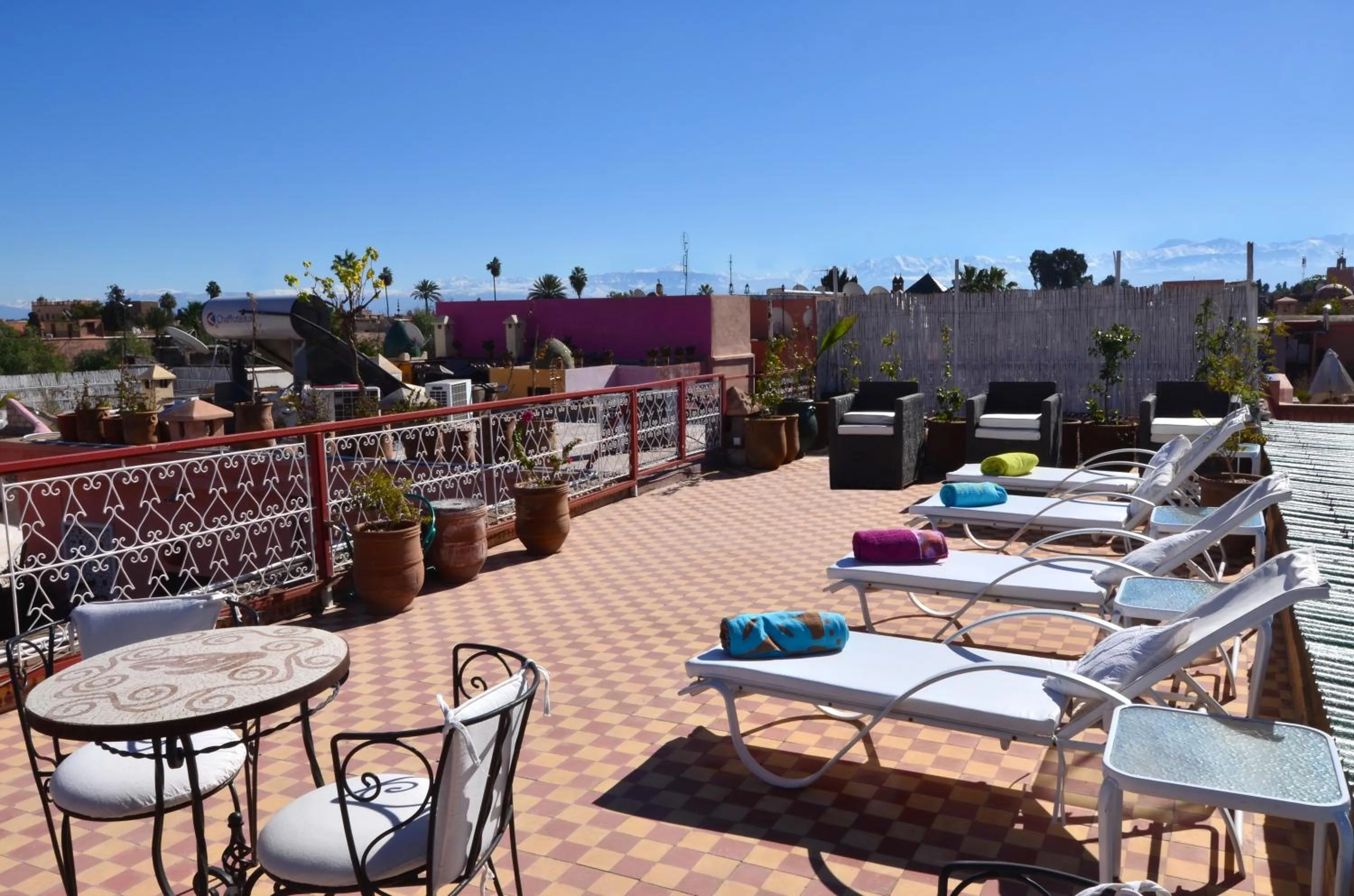 Solarium in Riad Manissa