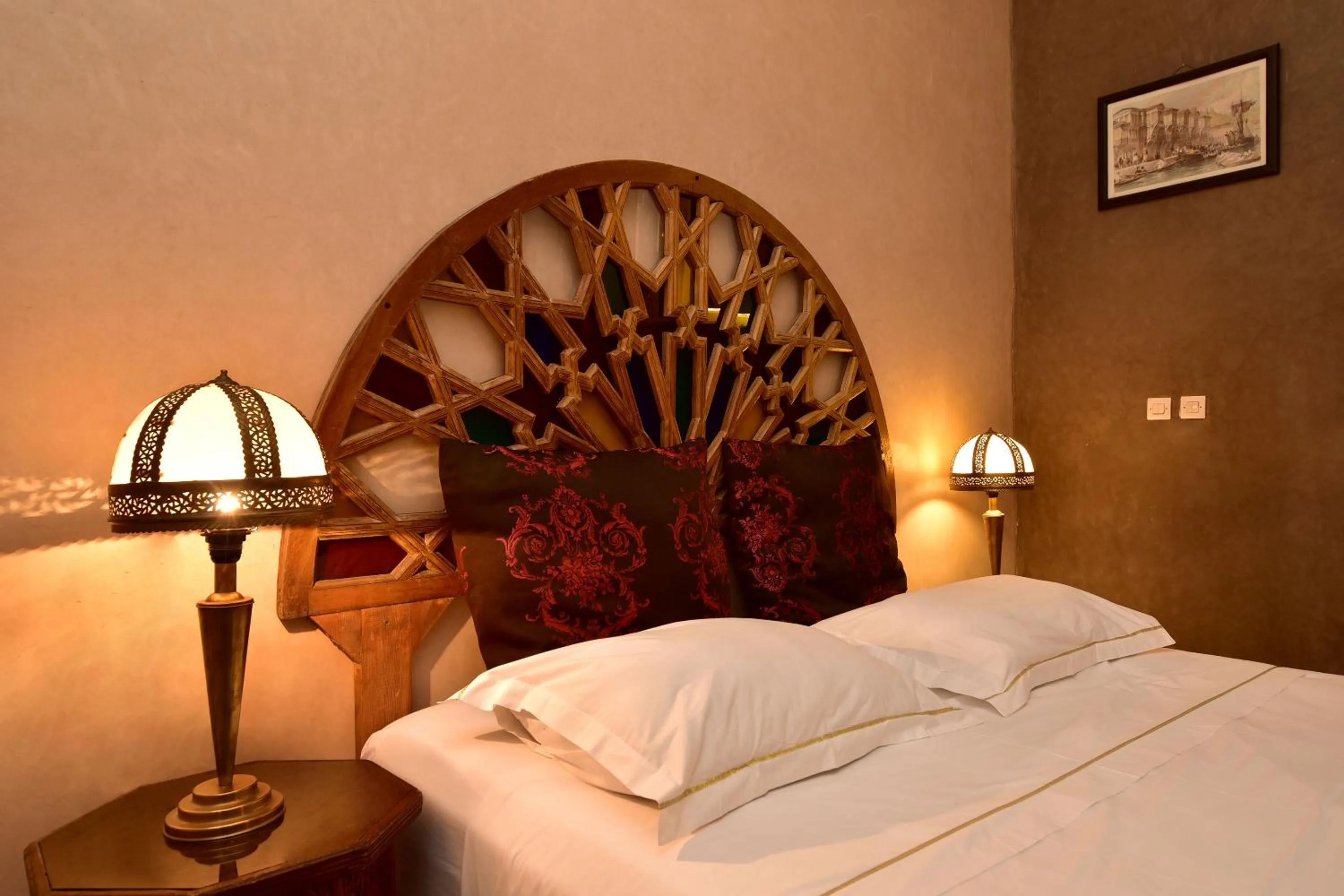 Bed in Riad Manissa