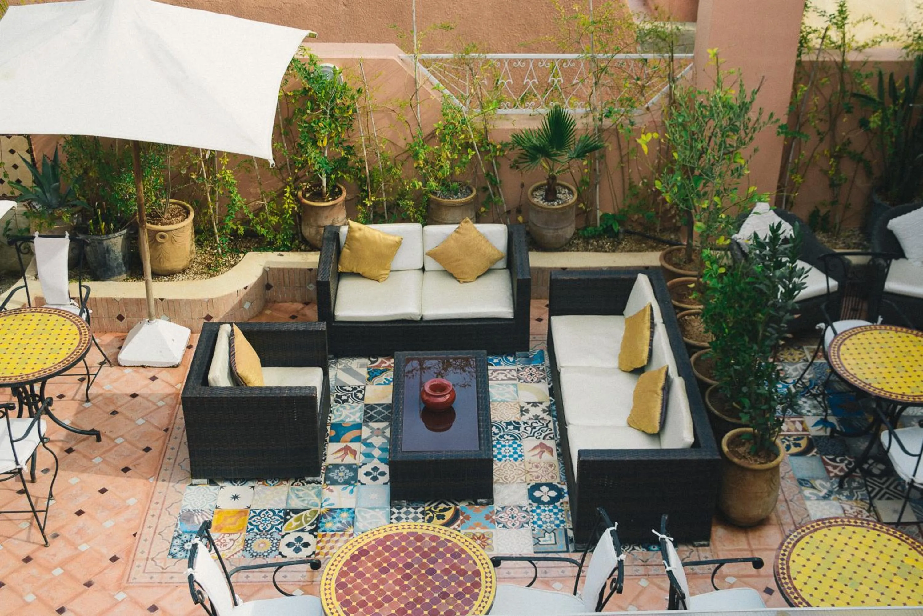 Patio in Riad Manissa